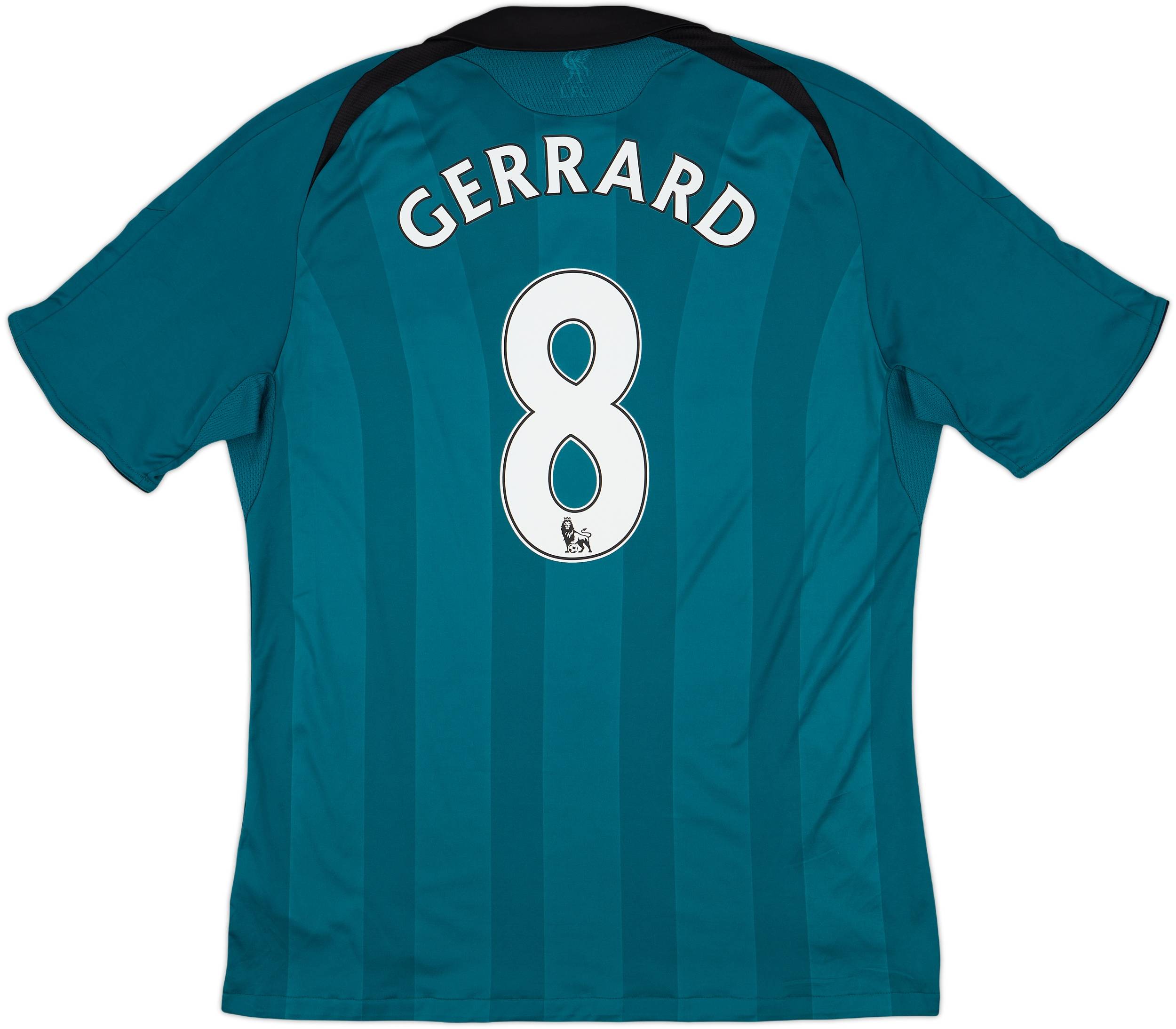 2008-09 Liverpool Third Shirt Gerrard #8 - 8/10 - (L)
