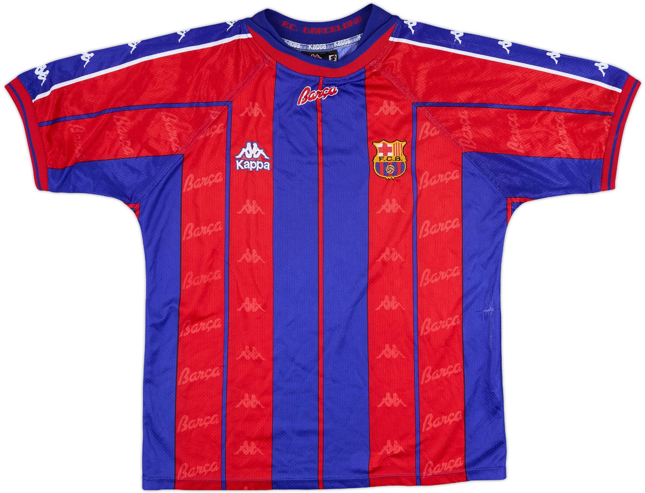 1997-98 Barcelona Home Shirt - 8/10 - (S)