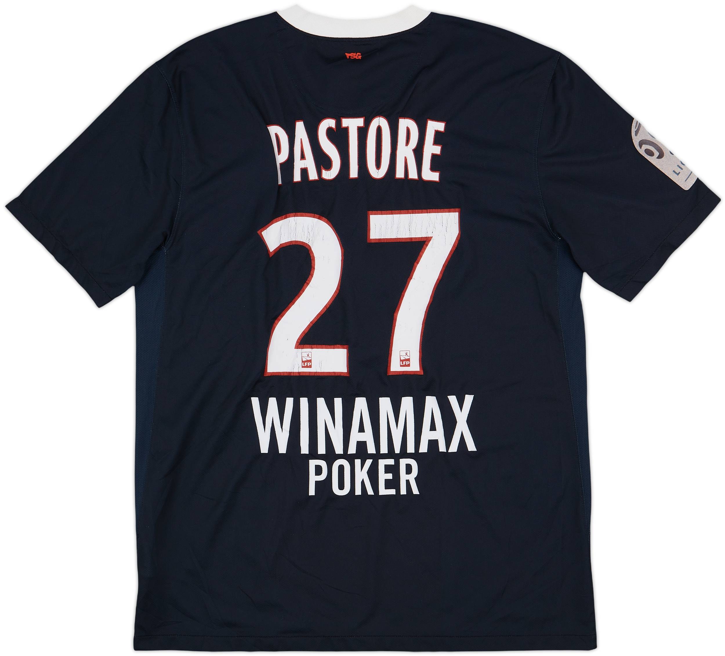 2011-12 Paris Saint-Germain Home Shirt Pastore #27 - 6/10 - (L)