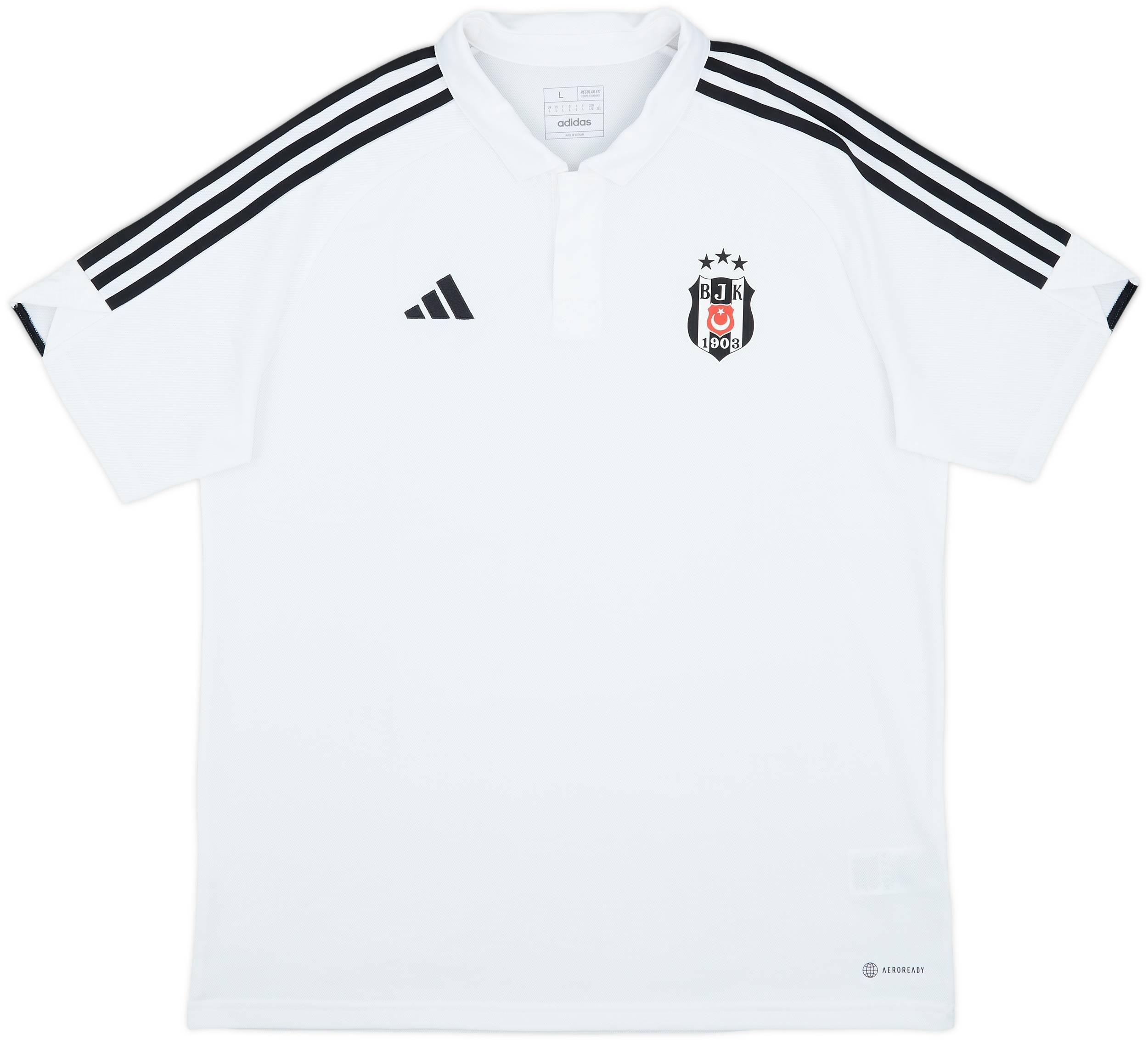 2022-23 Besiktas adidas Polo Shirt - 8/10 - (L)