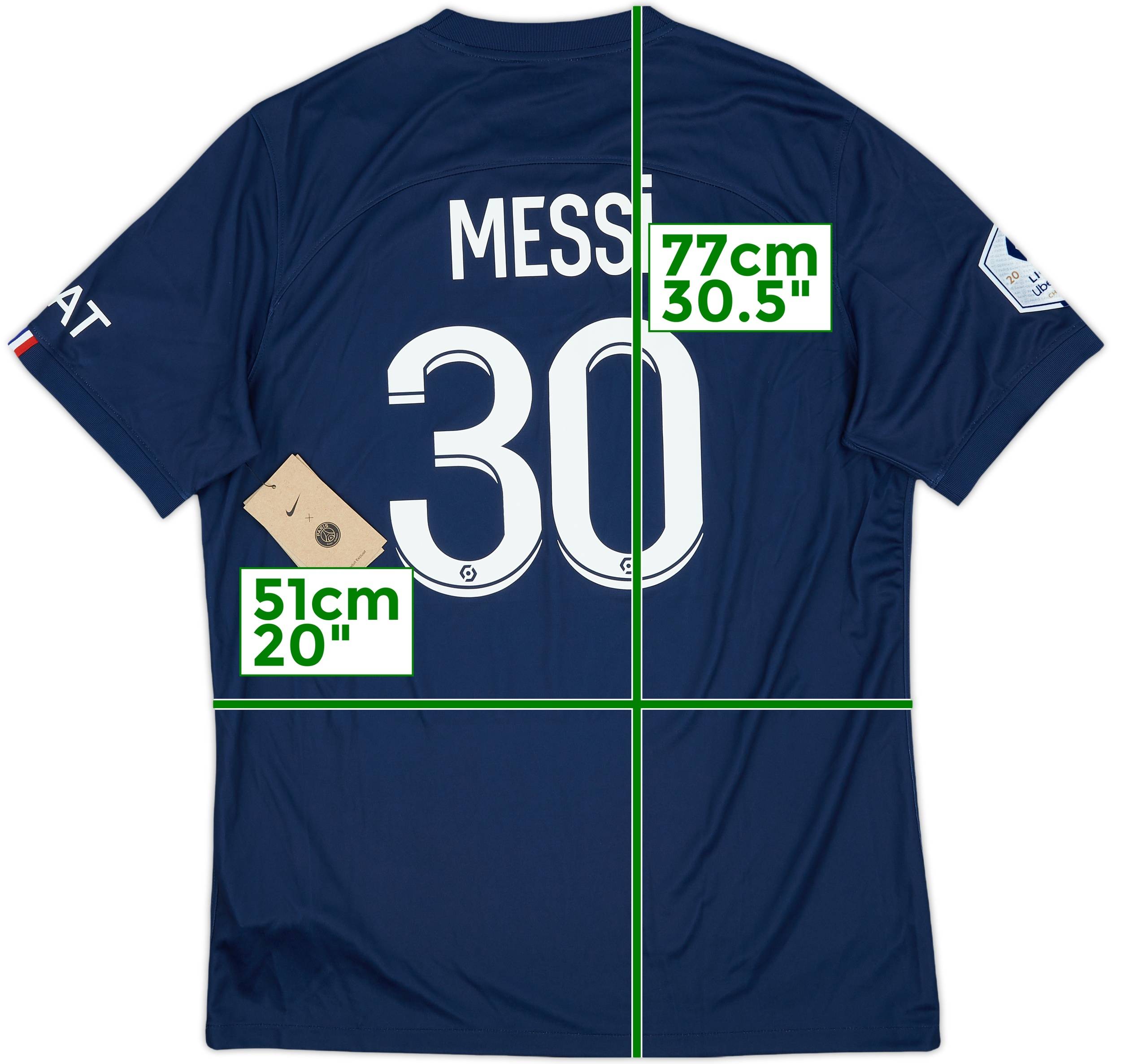 2022-23 Paris Saint-Germain Home Shirt Messi #30 (L)