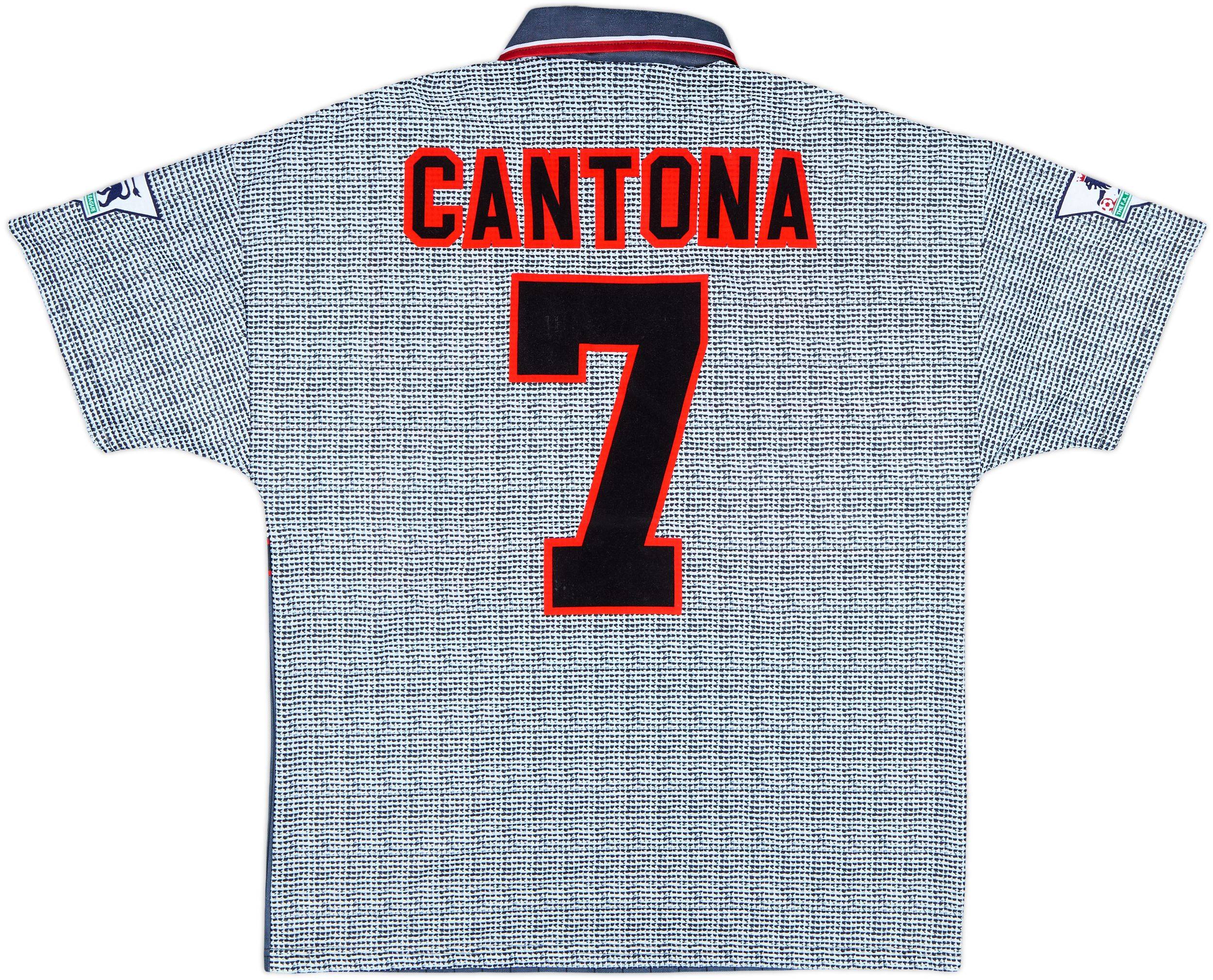 1995-96 Manchester United Away Shirt Cantona #7 - 9/10 - (M)