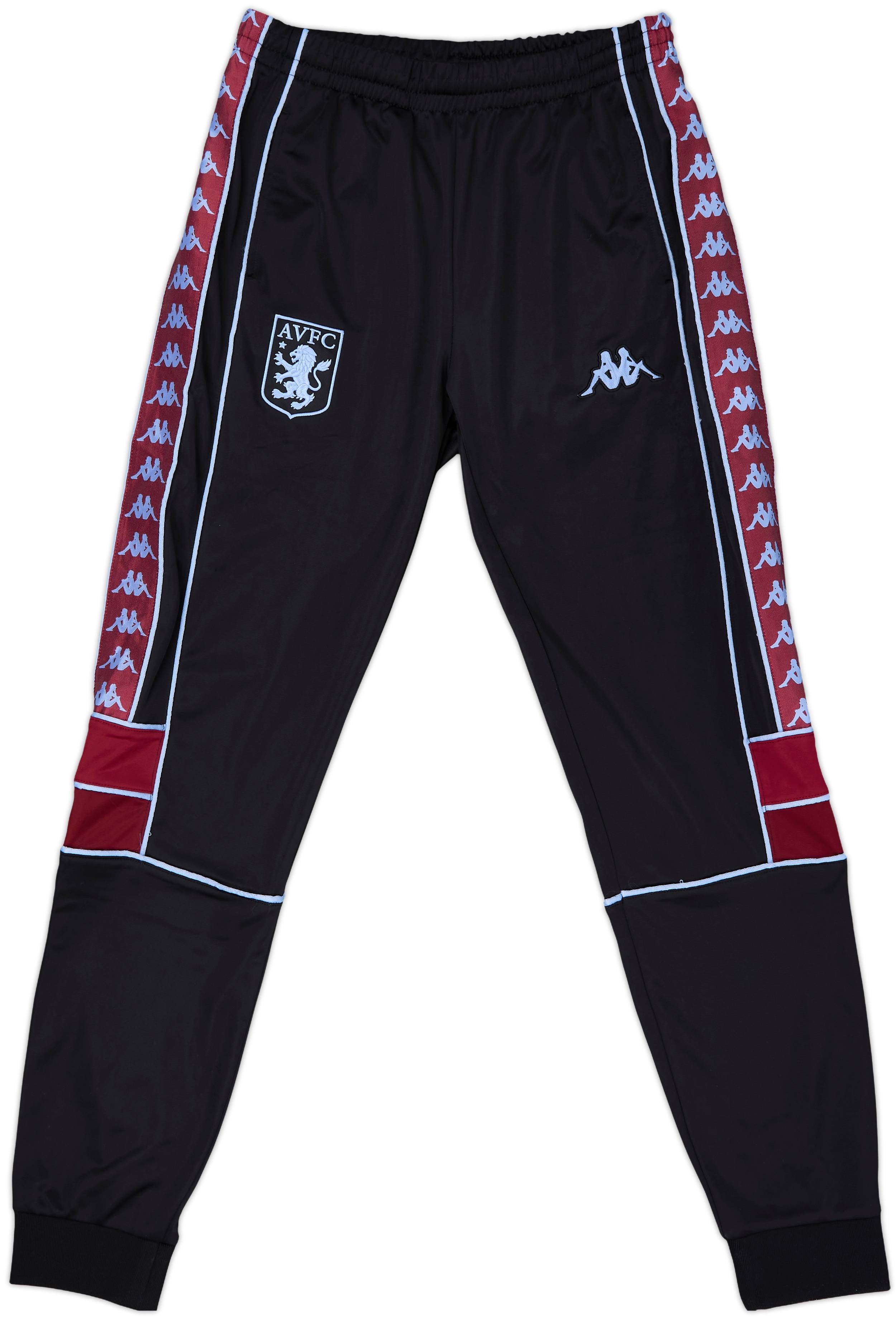 2019-20 Aston Villa Kappa Track Pants/Bottoms - 8/10 - (L)