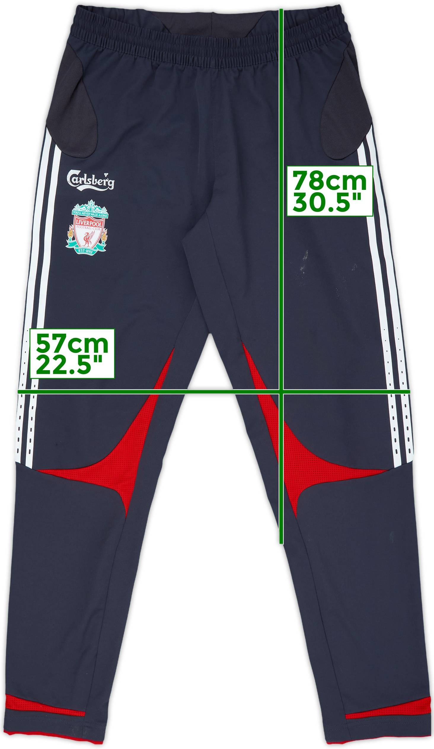 2006-07 Liverpool adidas Formotion Track Pants/Bottoms - 6/10 - (L)