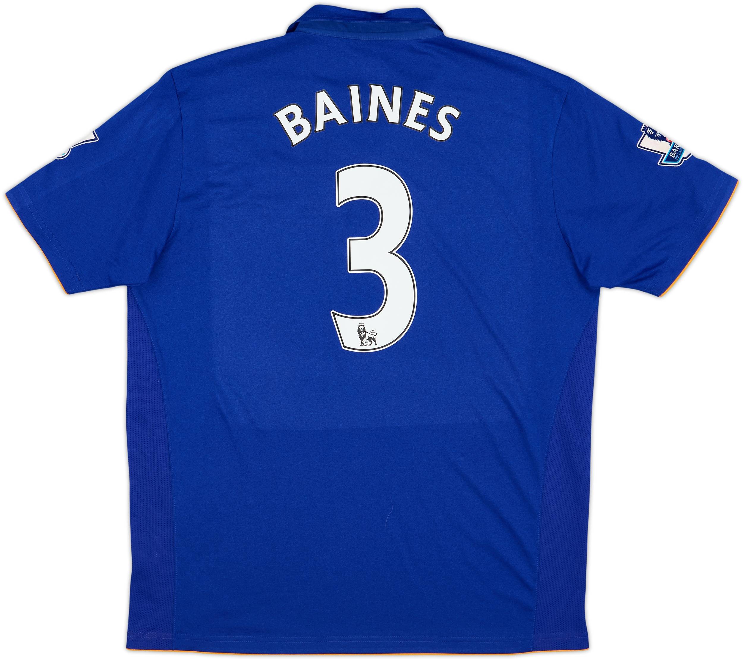 2011-12 Everton Home Shirt Baines #3 - 8/10 - (L)