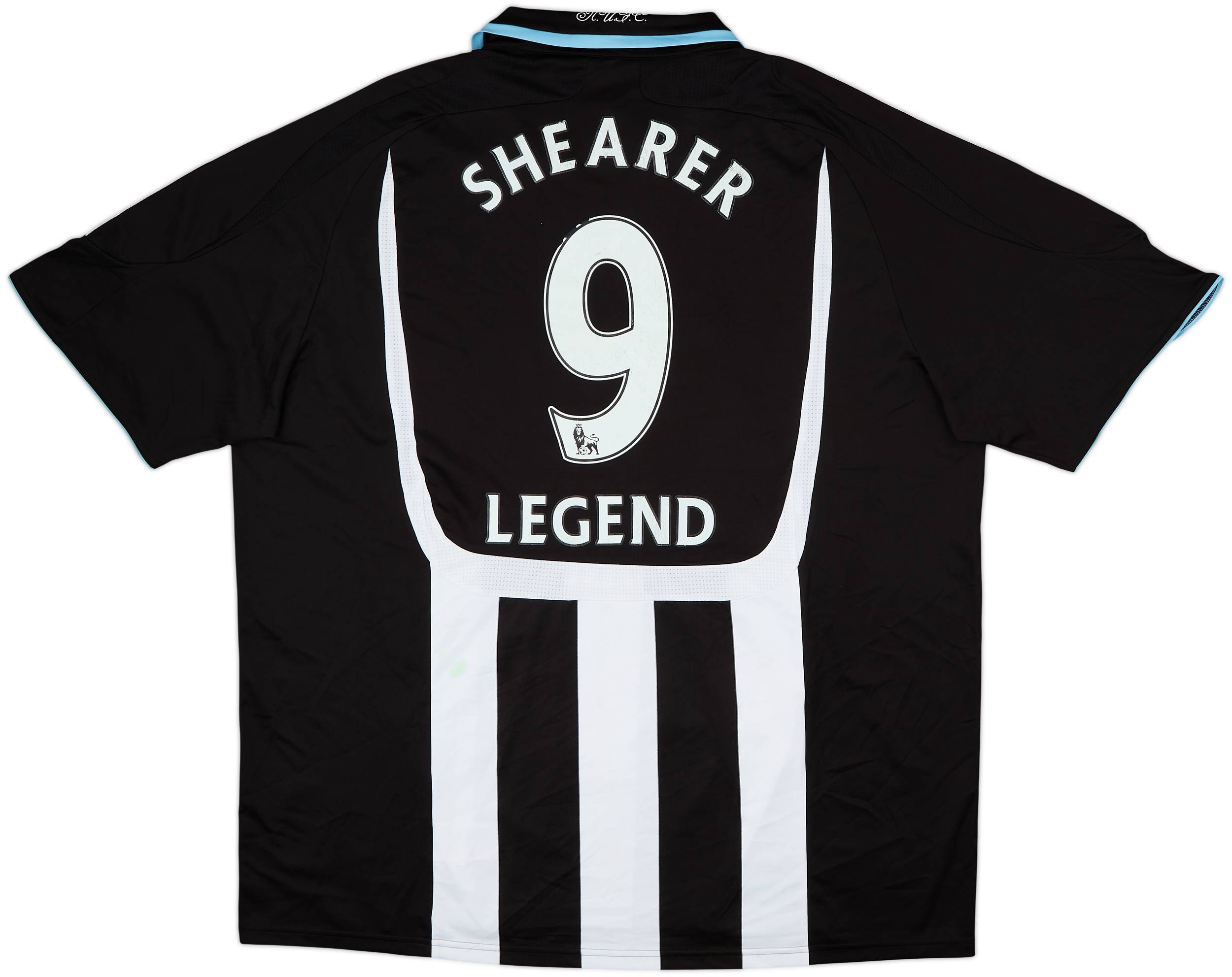2007-09 Newcastle Home Shirt Shearer Legend #9 - 6/10 - (3XL)