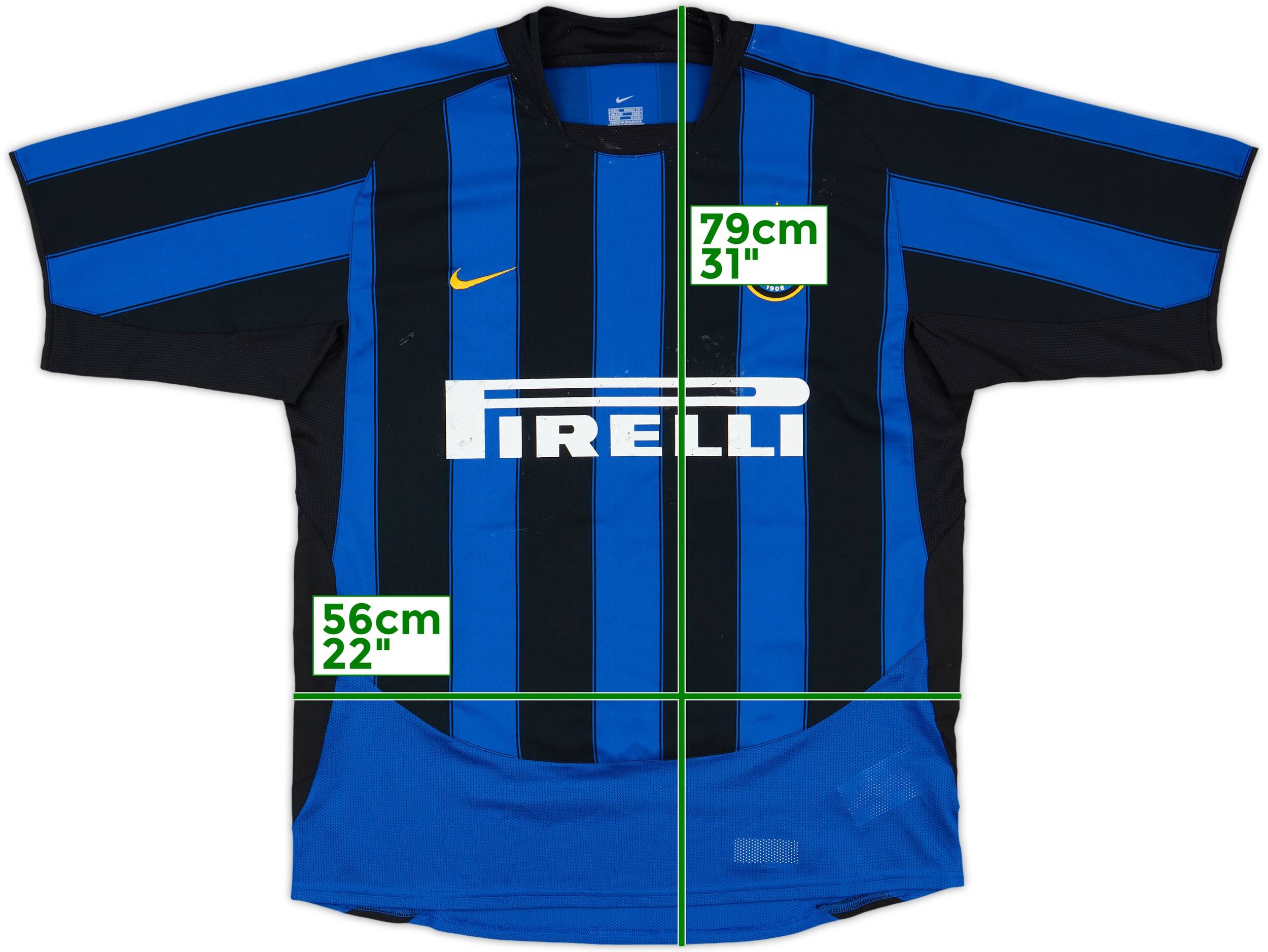 ウェア inter 2003 2004 HOME 2003-04 Inter Milan Home L/S Shirt - 4/10 - (L)