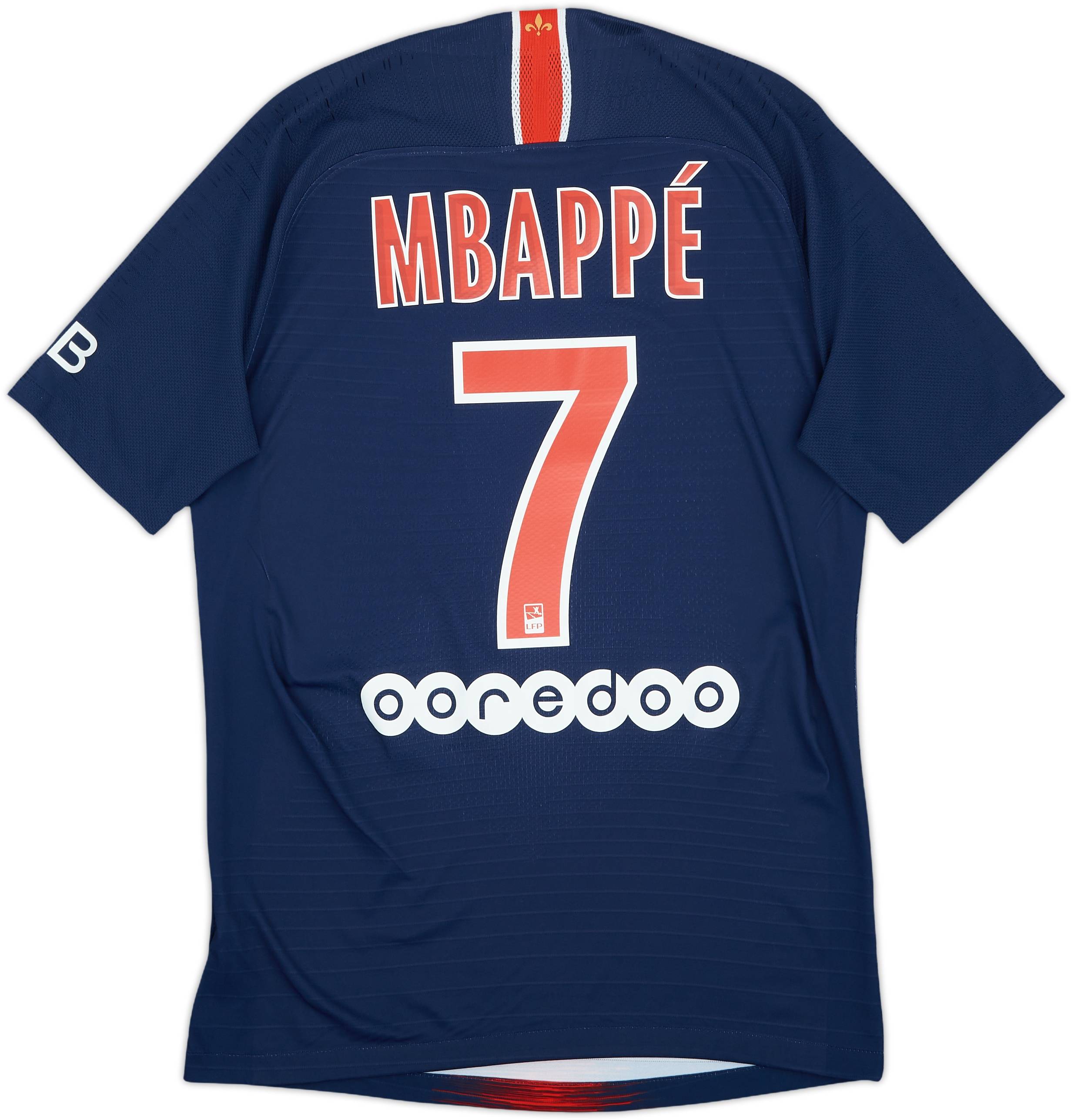 2018-19 Paris Saint-Germain Authentic Home Shirt Mbappe #7 - 10/10 - (S)