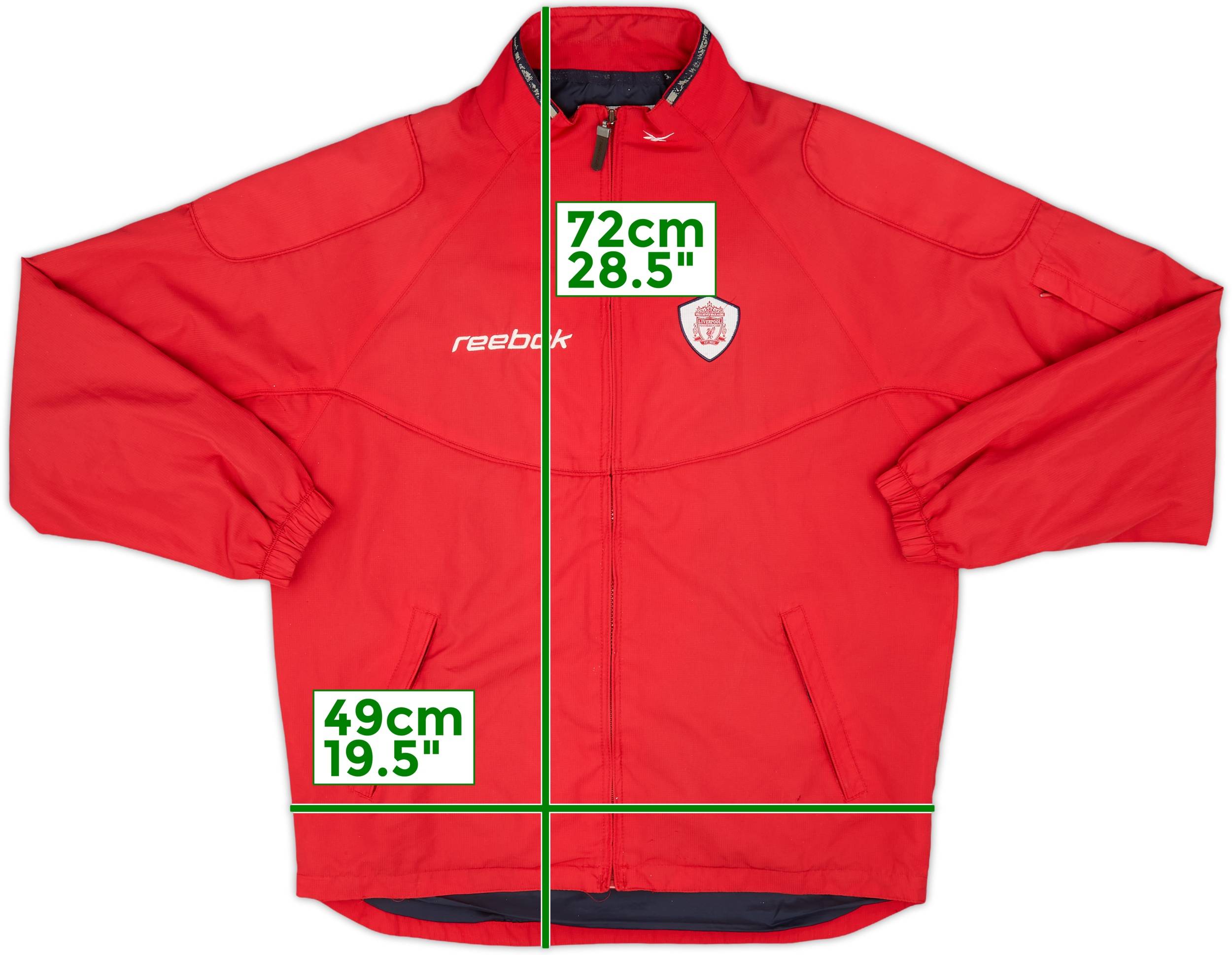 ウェア Liverpool 2000 2001 2002  2001-02 Liverpool Reebok Track Jacket - 5/10 - (L)
