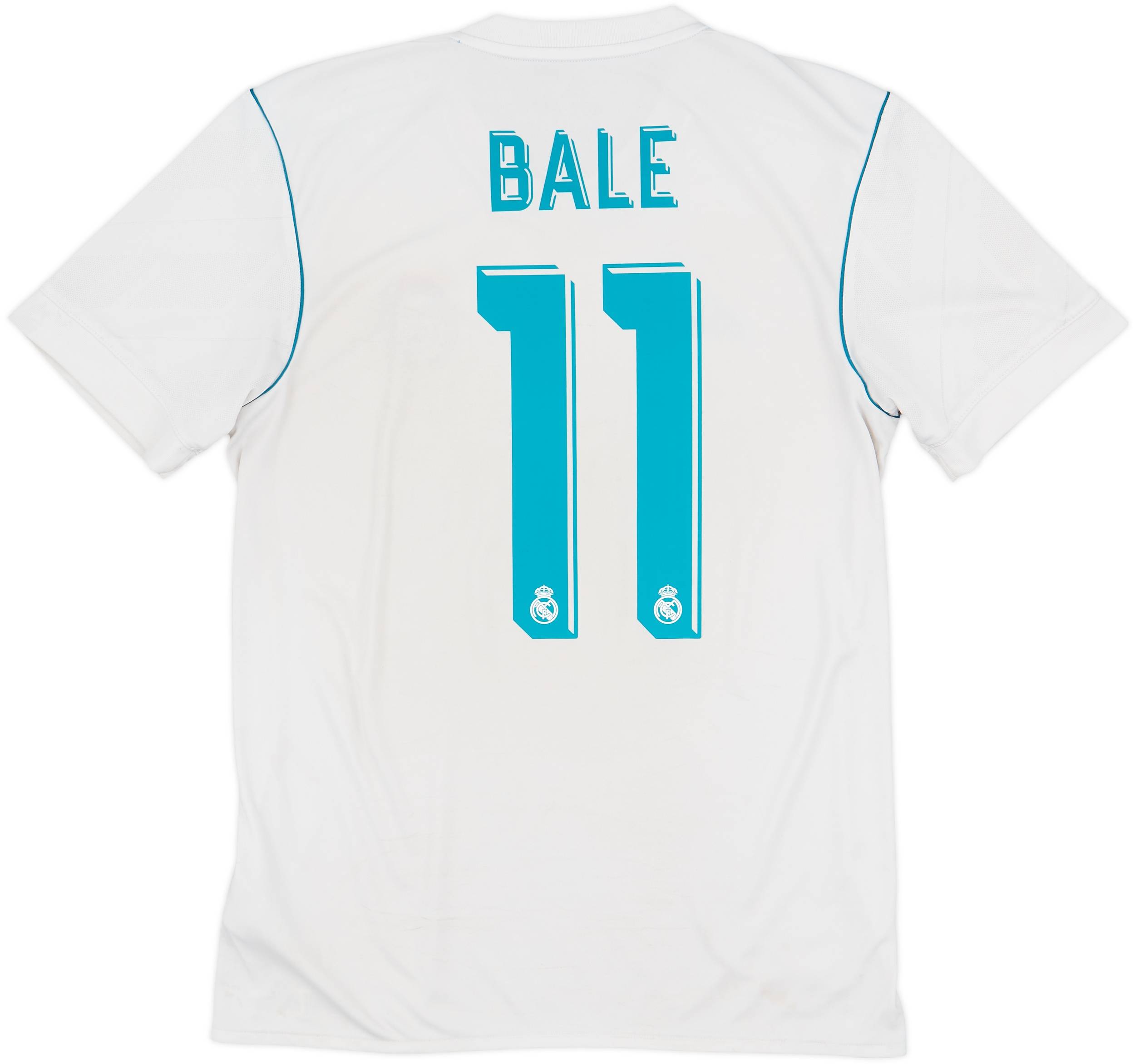 2017-18 Real Madrid Home Shirt Bale #11 - 7/10 - (S)