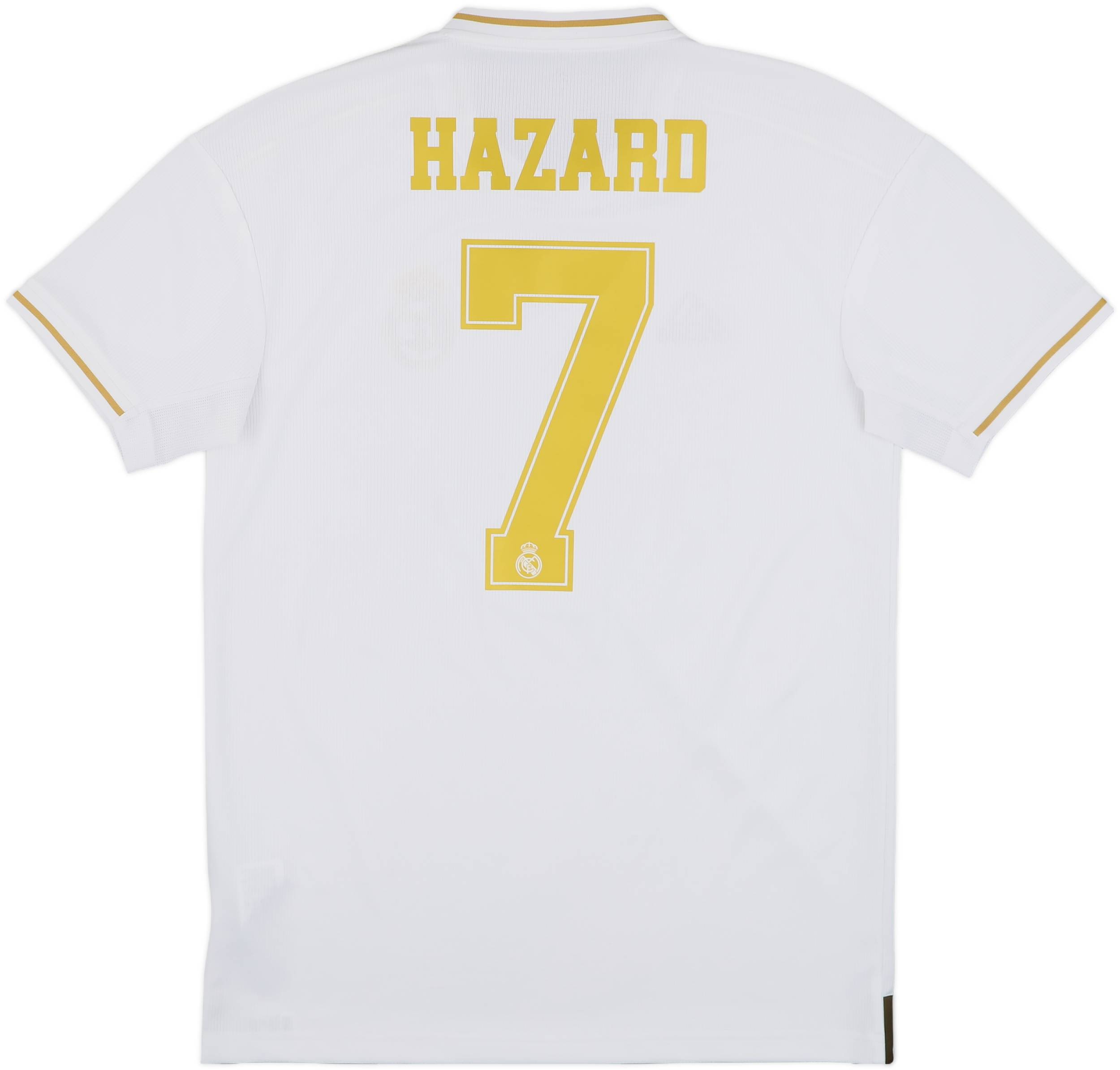 2019-20 Real Madrid Home Shirt Hazard #7 - 8/10 - (M)