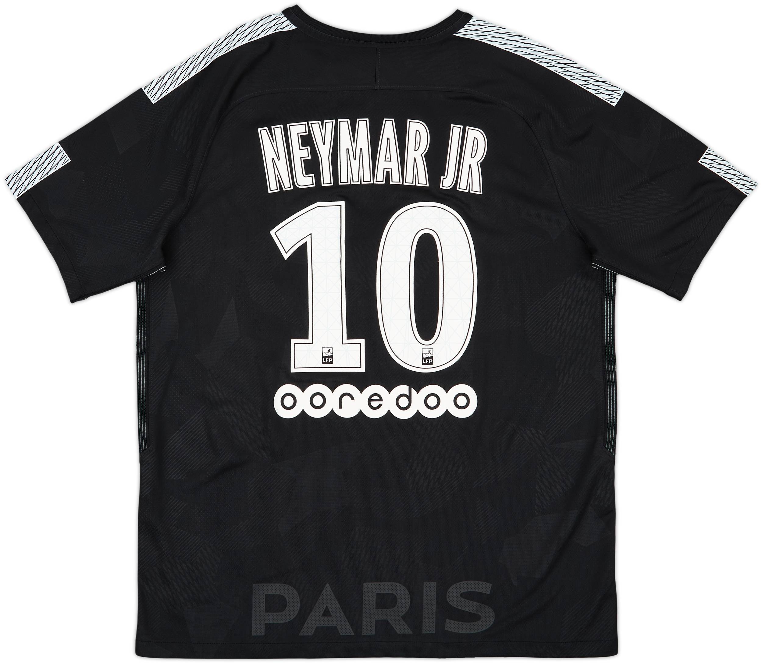 2017-18 Paris Saint-Germain Third Shirt Neymar Jr #10 - 8/10 - (L)