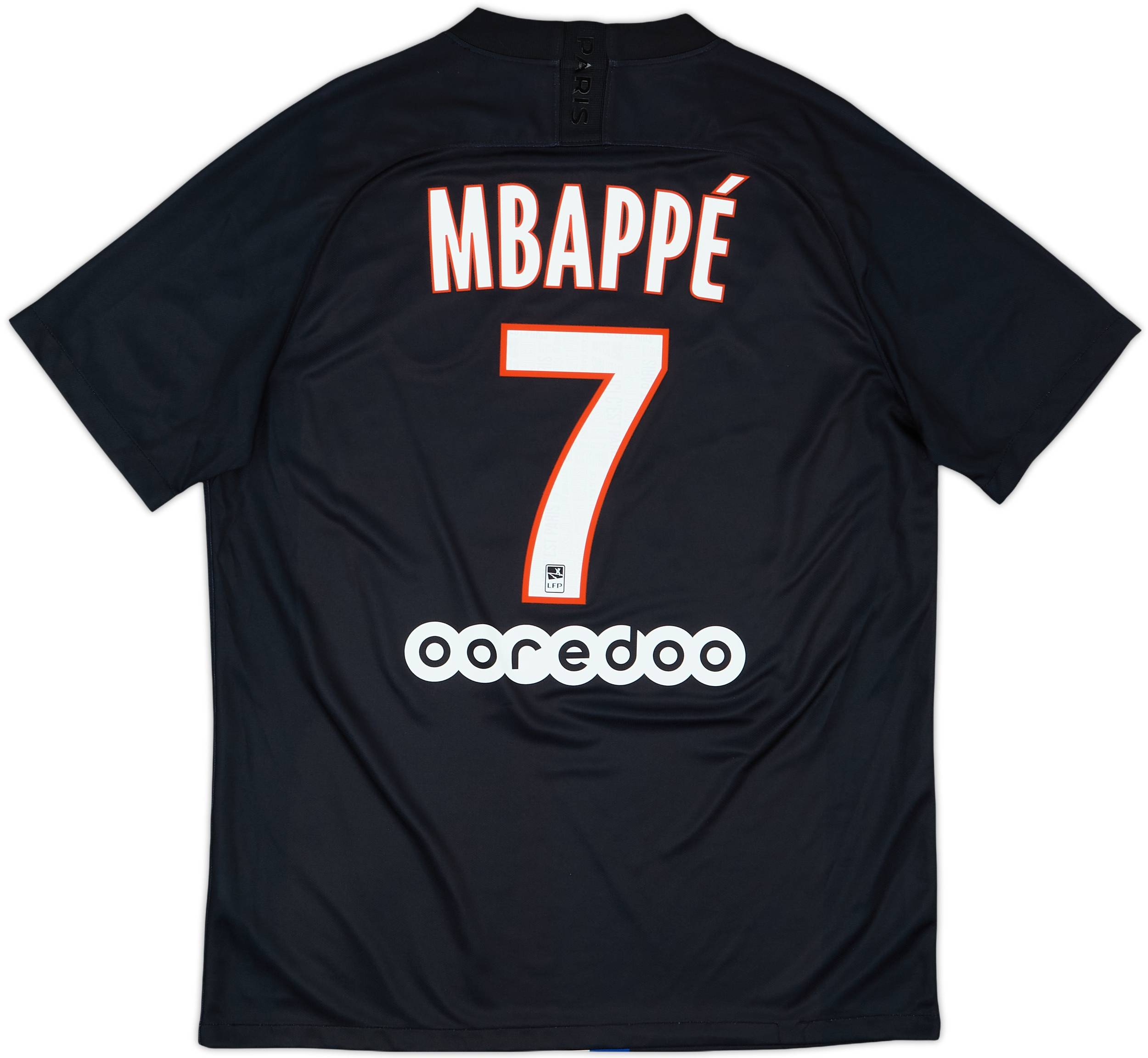 2019-20 Paris Saint-Germain Fourth Shirt Mbappe #7 - 9/10 - (L)