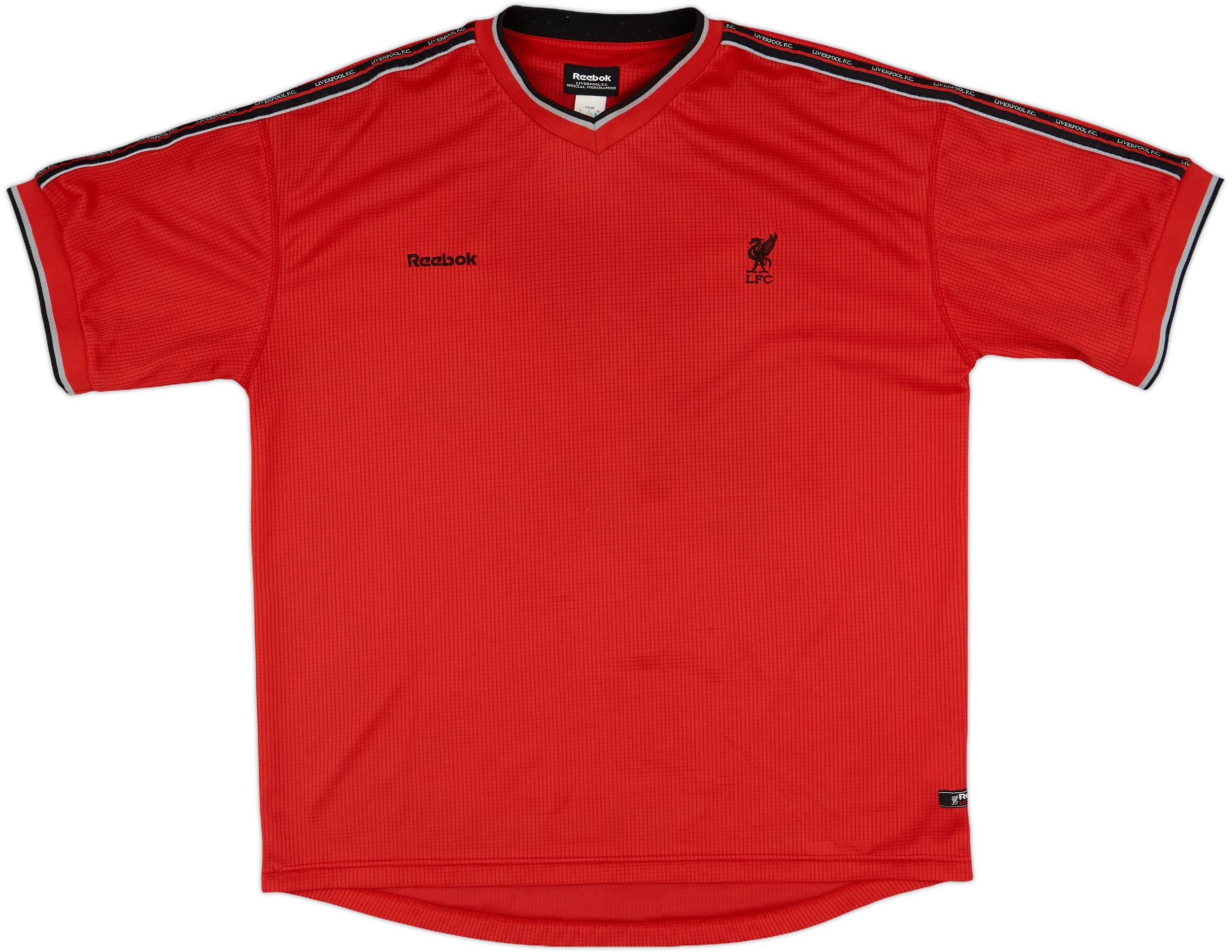 2000-01 Liverpool Reebok Training Shirt - 9/10 - (L)