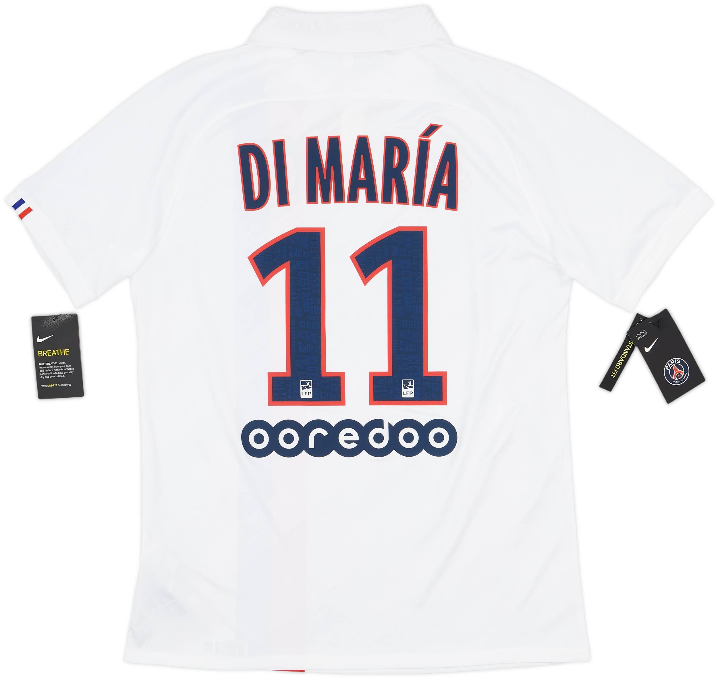 2019-20 Paris Saint-Germain Third Shirt Di Maria #11 (M)