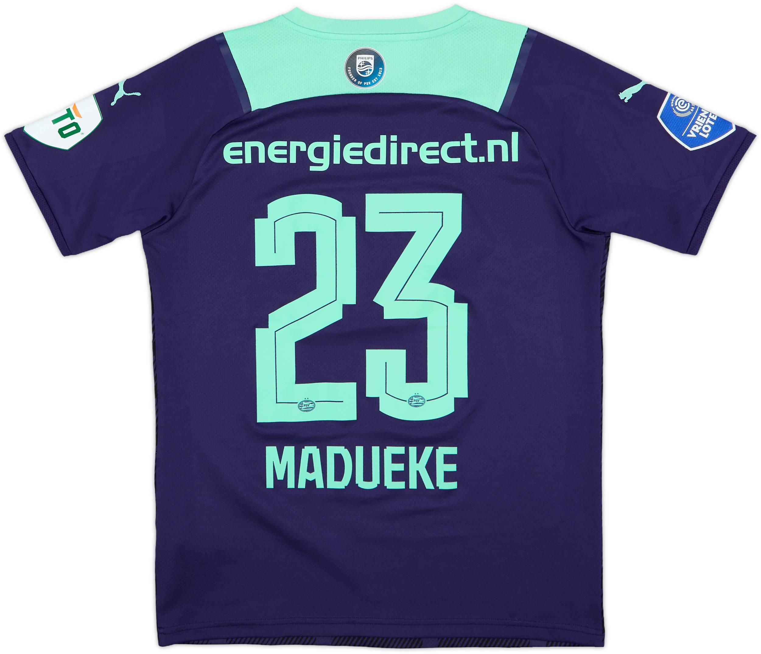2021-22 PSV Away Shirt Madueke #10 - 9/10 - (S)