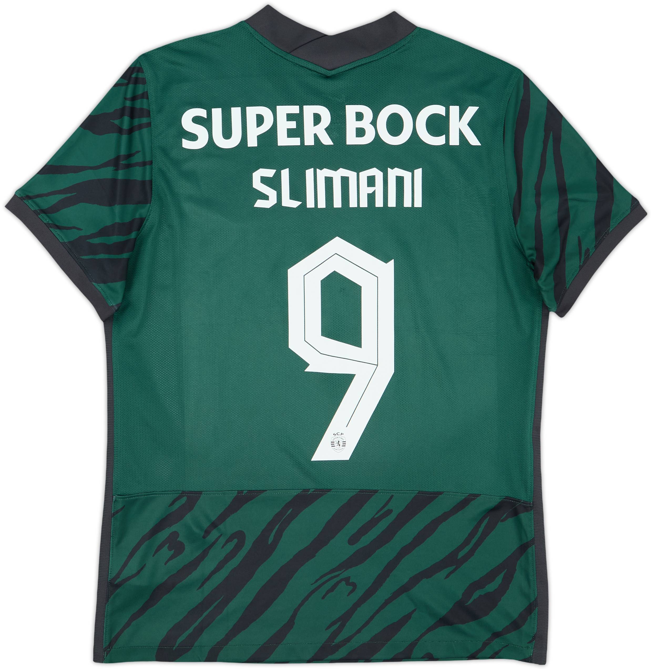2021-22 Sporting CP Third Shirt Slimani #9 - 8/10 - (L)