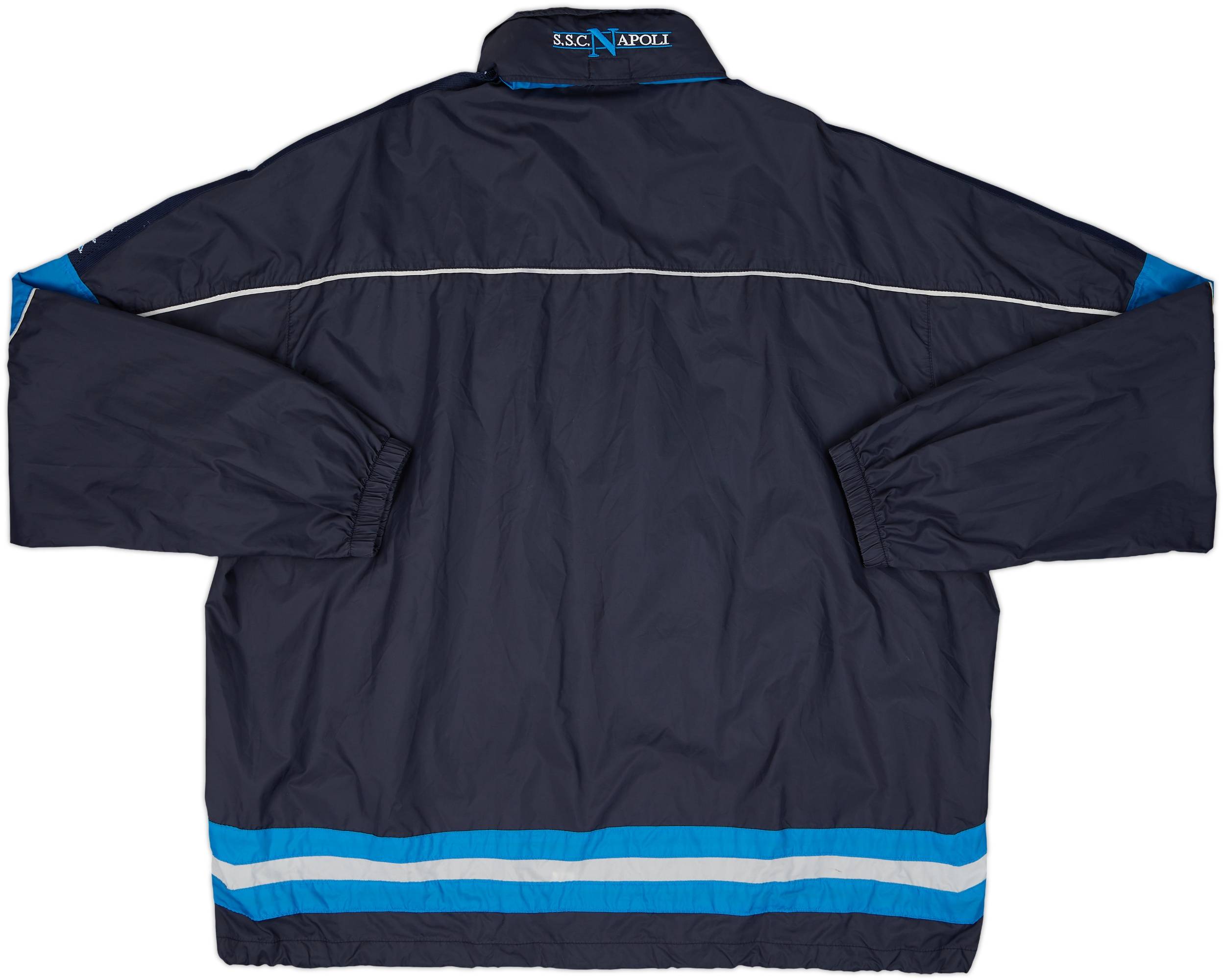 2000-01 Napoli Diadora Hooded Rain Jacket - 8/10 - (XXL)