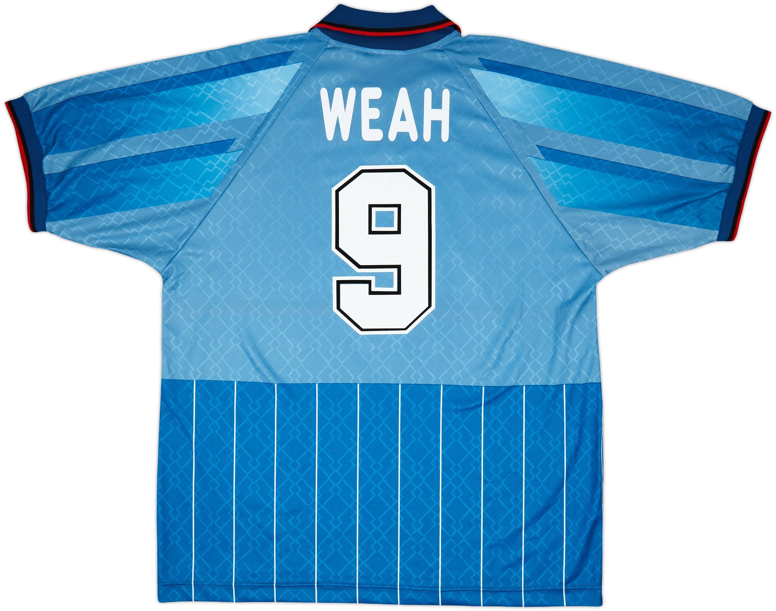 ウェア AC MILAN #4 INI 1995-96 AC Milan Fourth Shirt Weah #9 - 8/10 - (XXL)