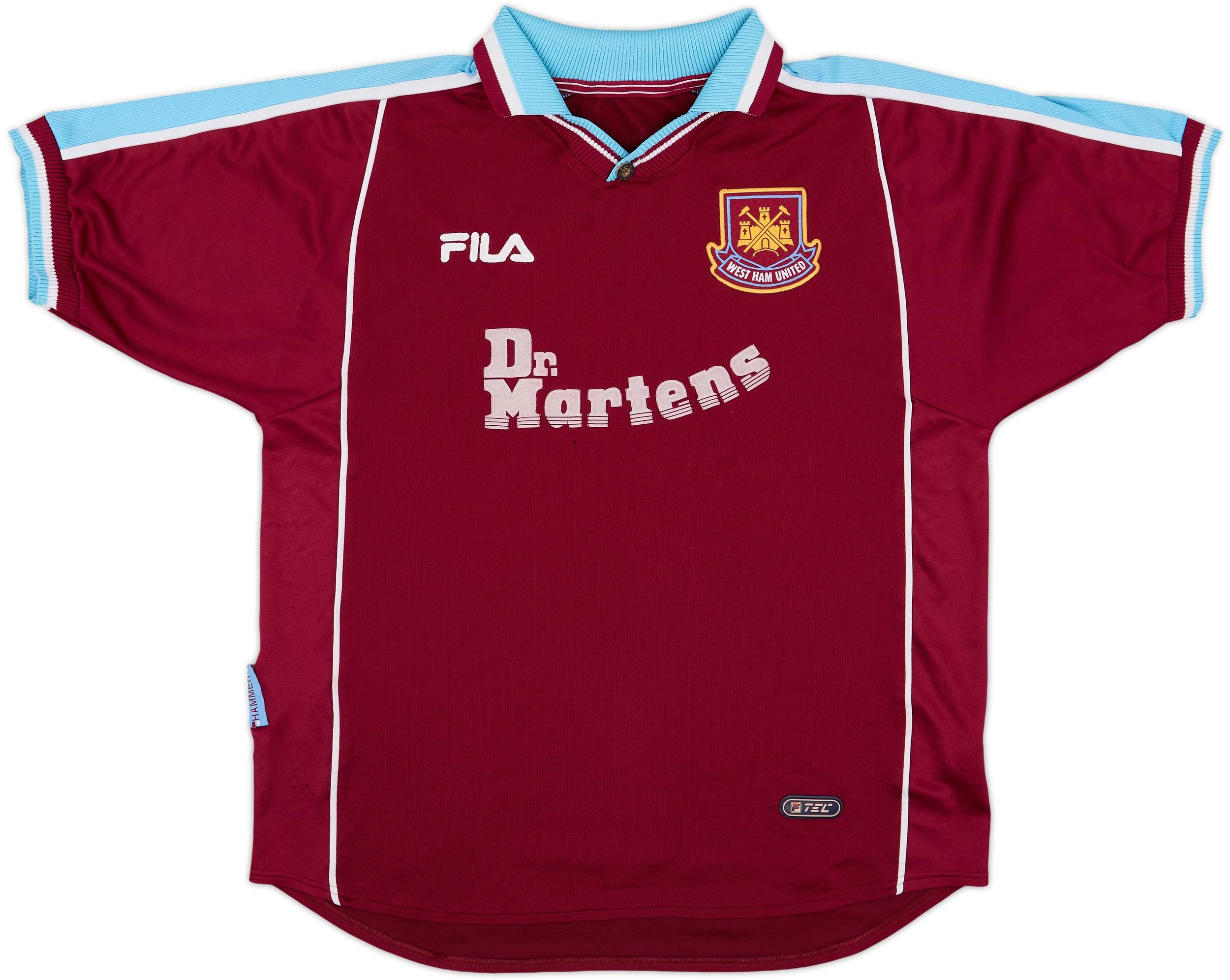 1999-01 West Ham Home Shirt - 5/10 - (L)