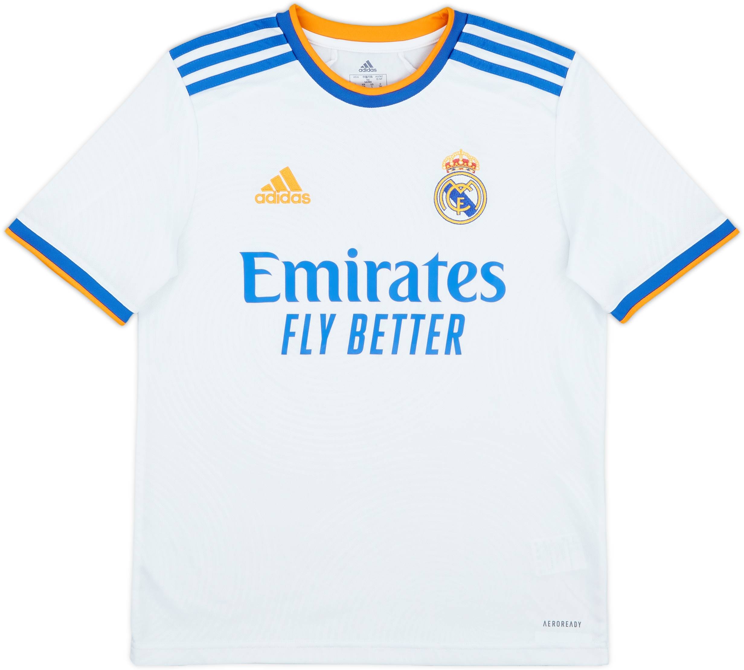 2021-22 Real Madrid Home Shirt - 7/10 - (L.Boys)
