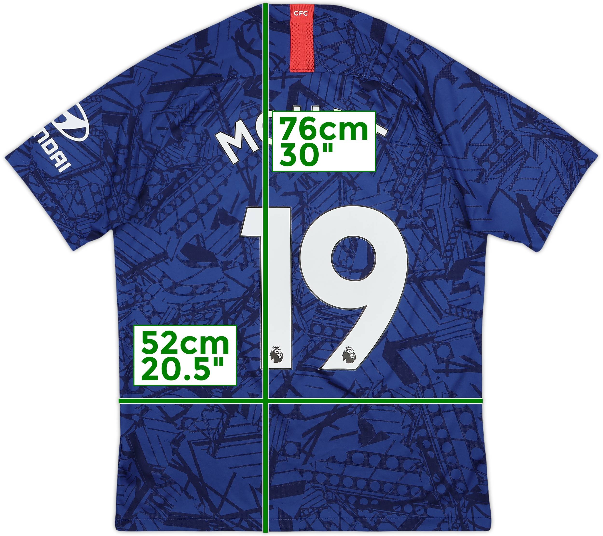 2019-20 Chelsea Home Shirt Mount #19 - 8/10 - (M)