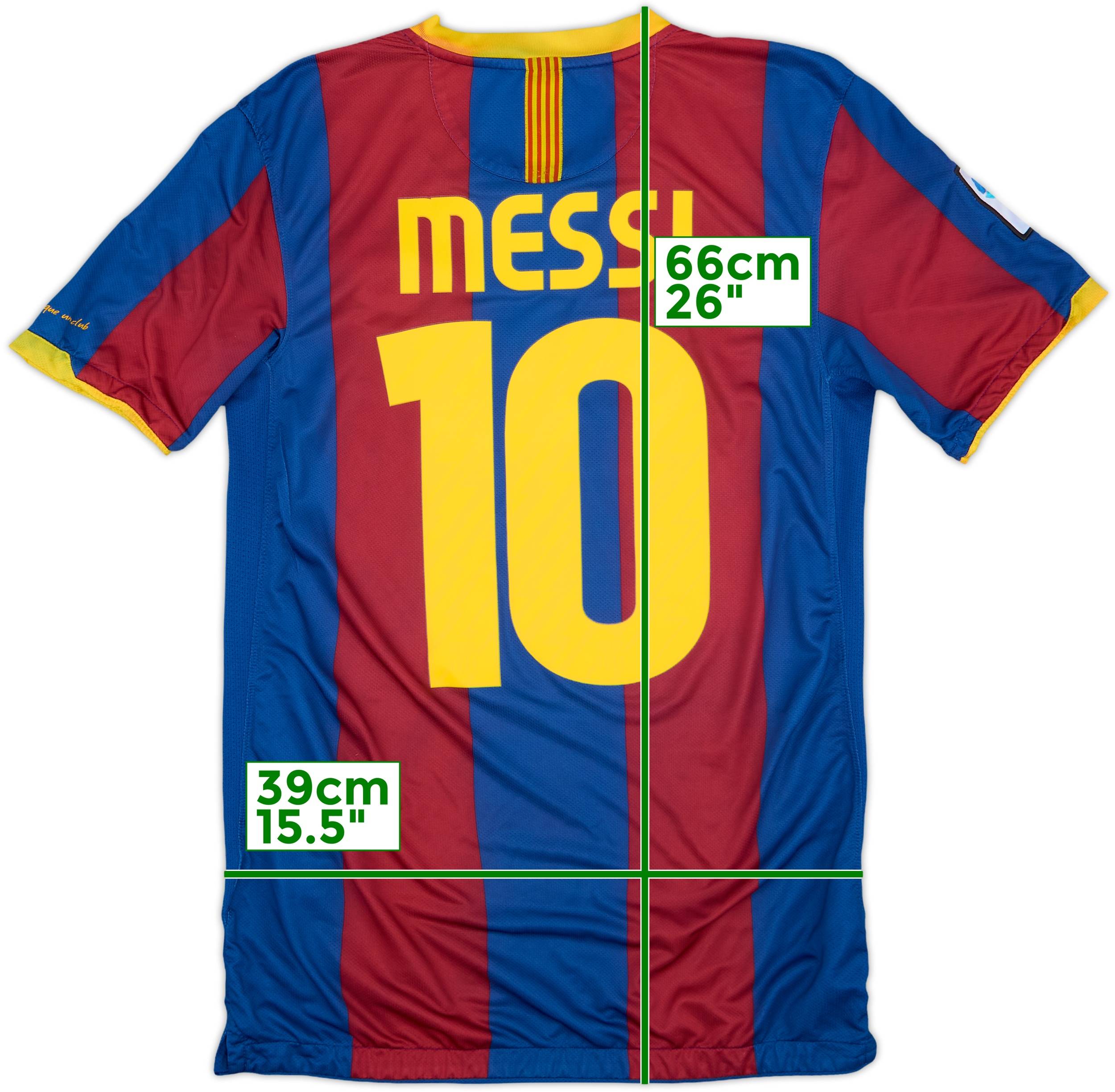 2010-11 Barcelona Home Shirt Messi #10 - 5/10 - (S)