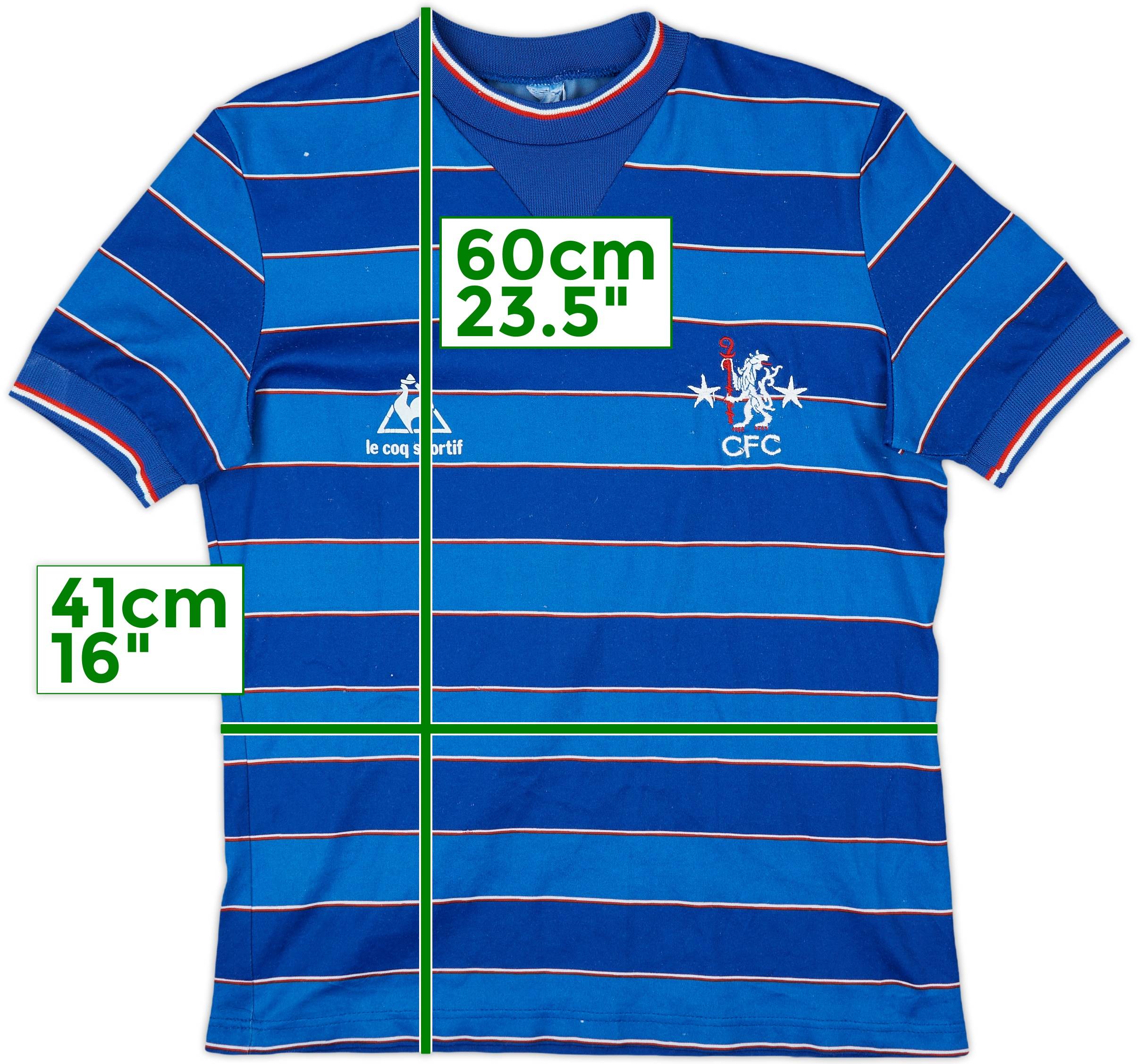 トップス MADISON BLUE CHELSEA SHIRT E241026-6 1983-85 Chelsea Home Shirt - 6/10 - (Y)