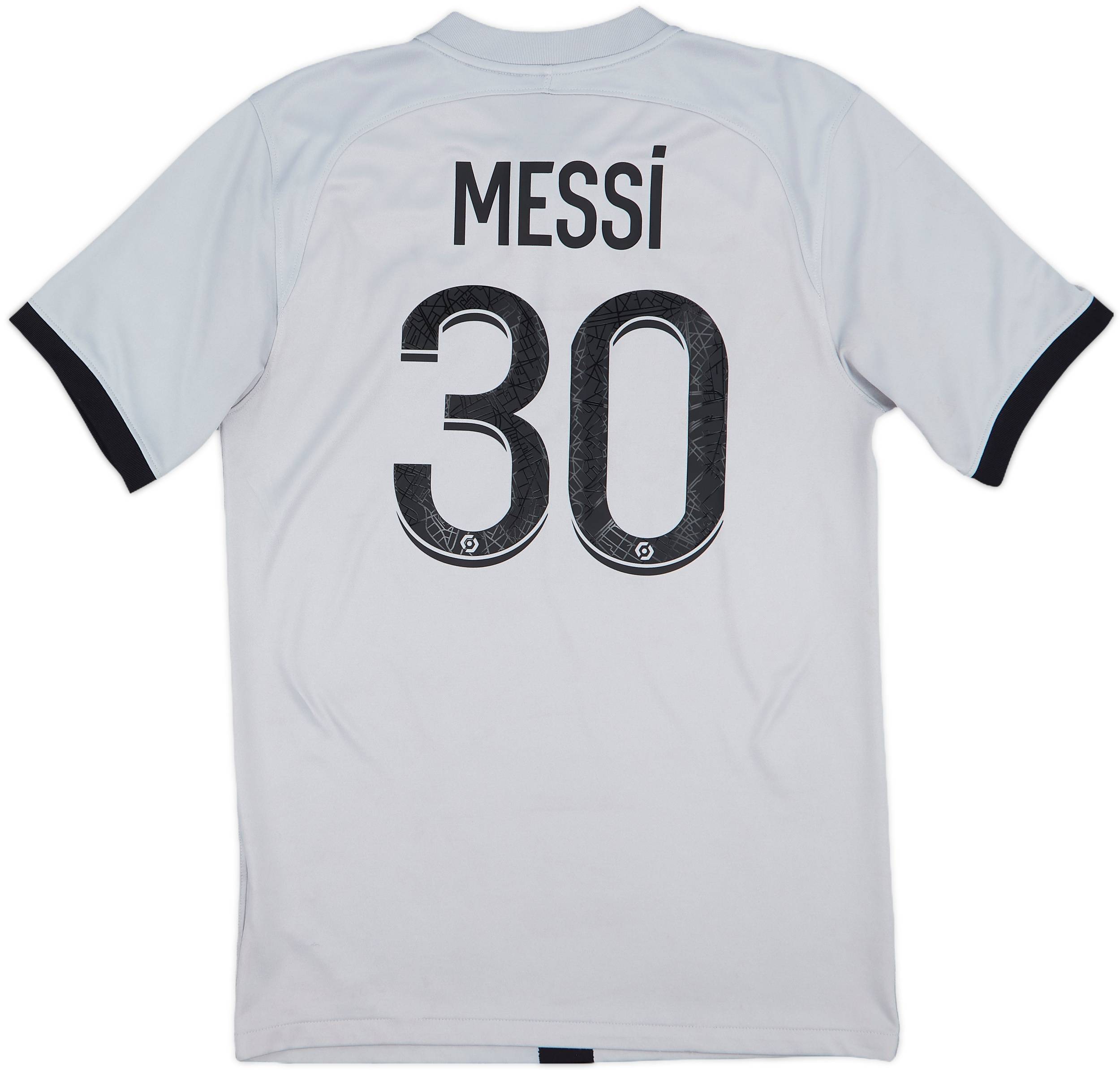 2022-23 Paris Saint-Germain Away Shirt Messi #30 - 6/10 - (S)