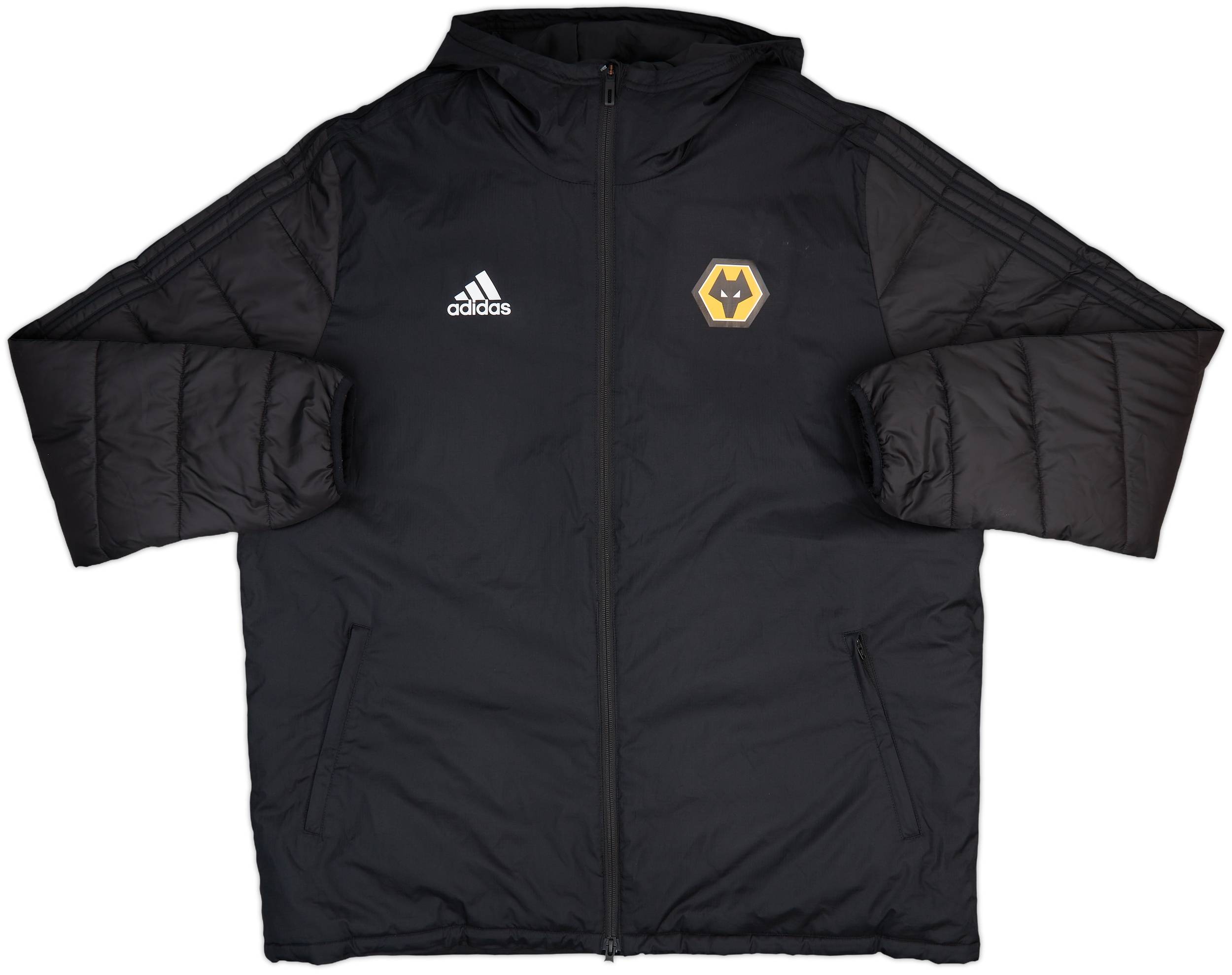 2019-20 Wolves adidas Hooded Padded Bench Coat - 10/10 - (XL)