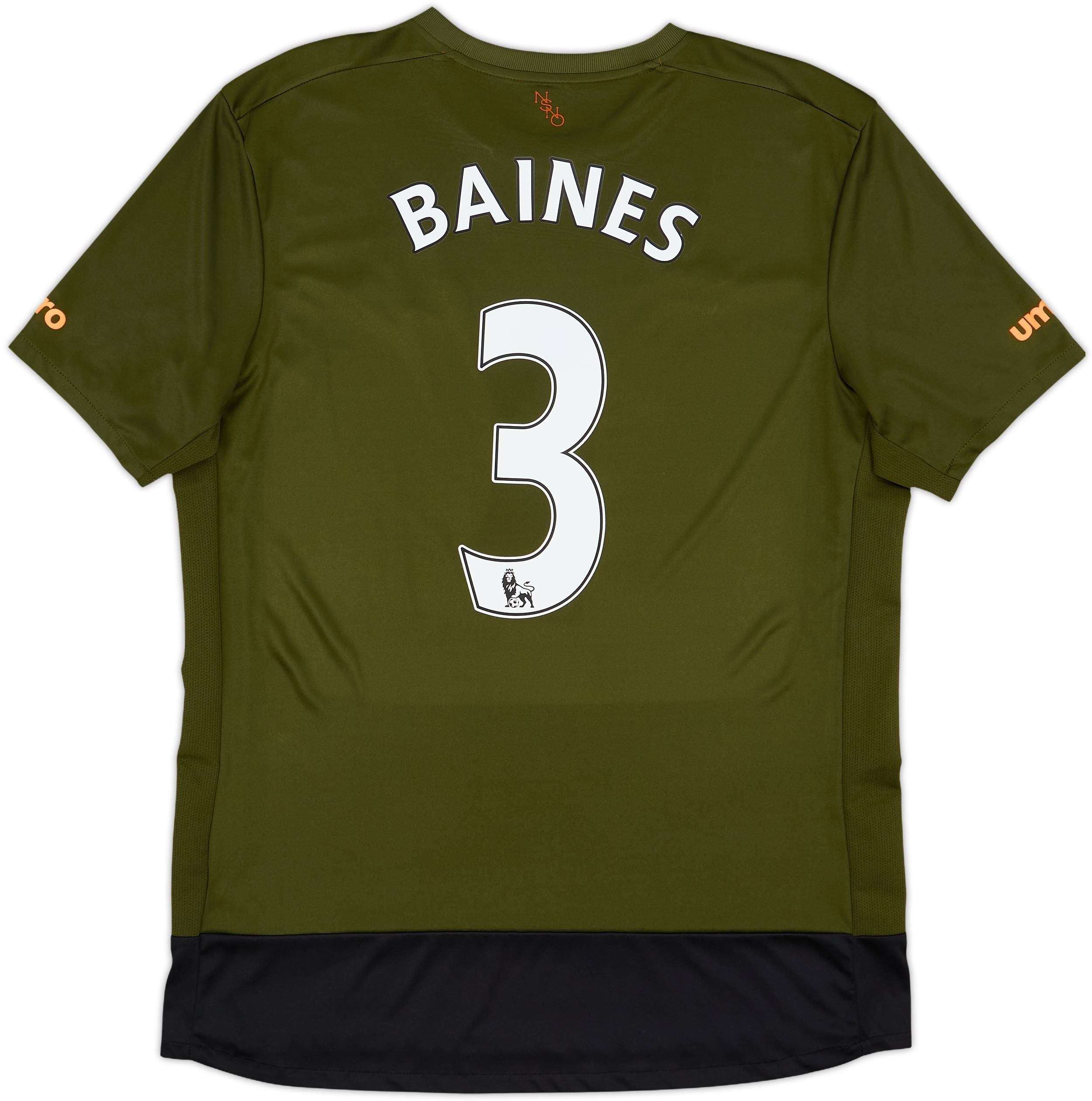 2015-16 Everton Third Shirt Baines #3 - 8/10 - (L)
