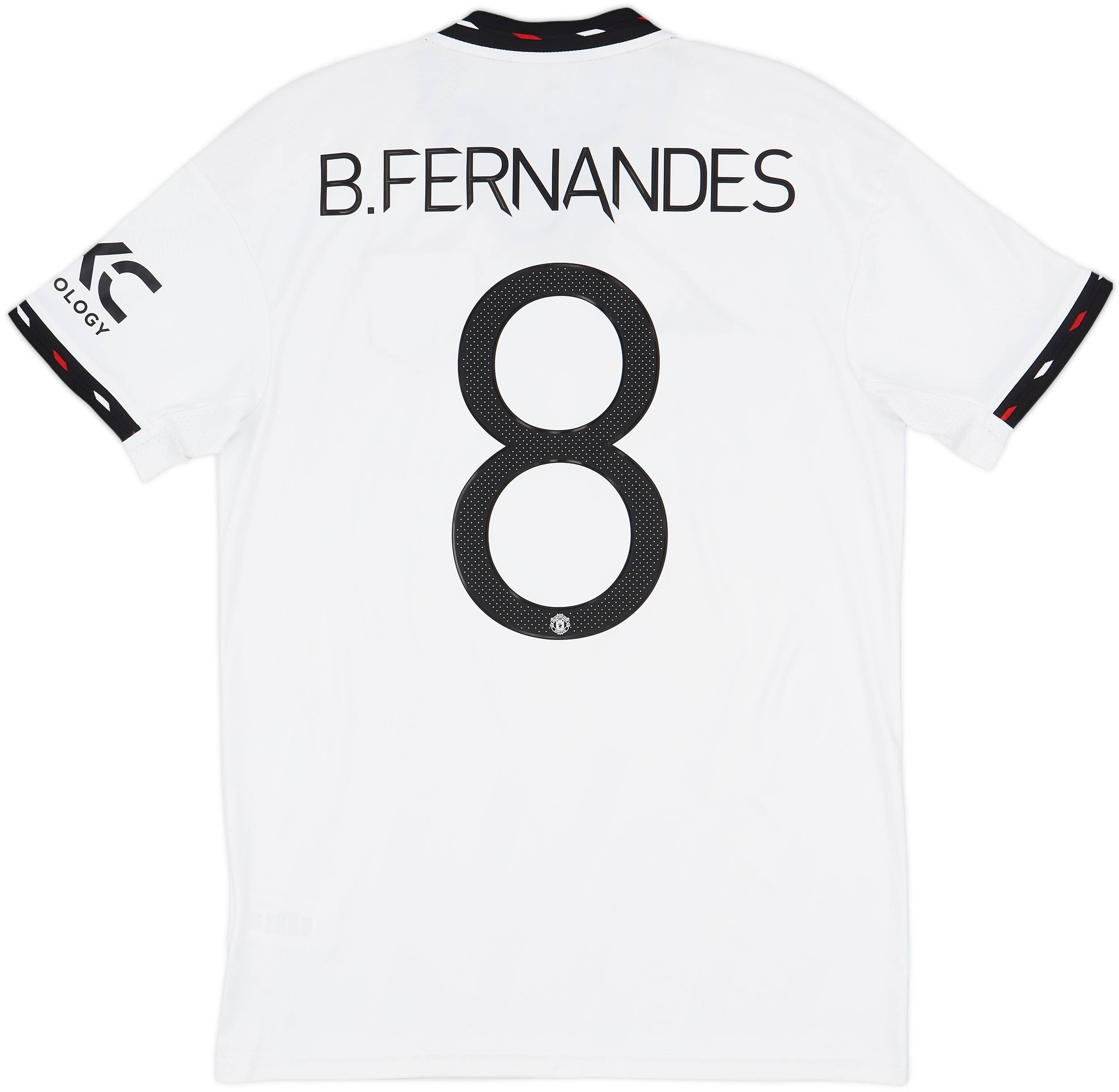 2022-23 Manchester United Away Shirt B.Fernandes #8 - 10/10 - (M)