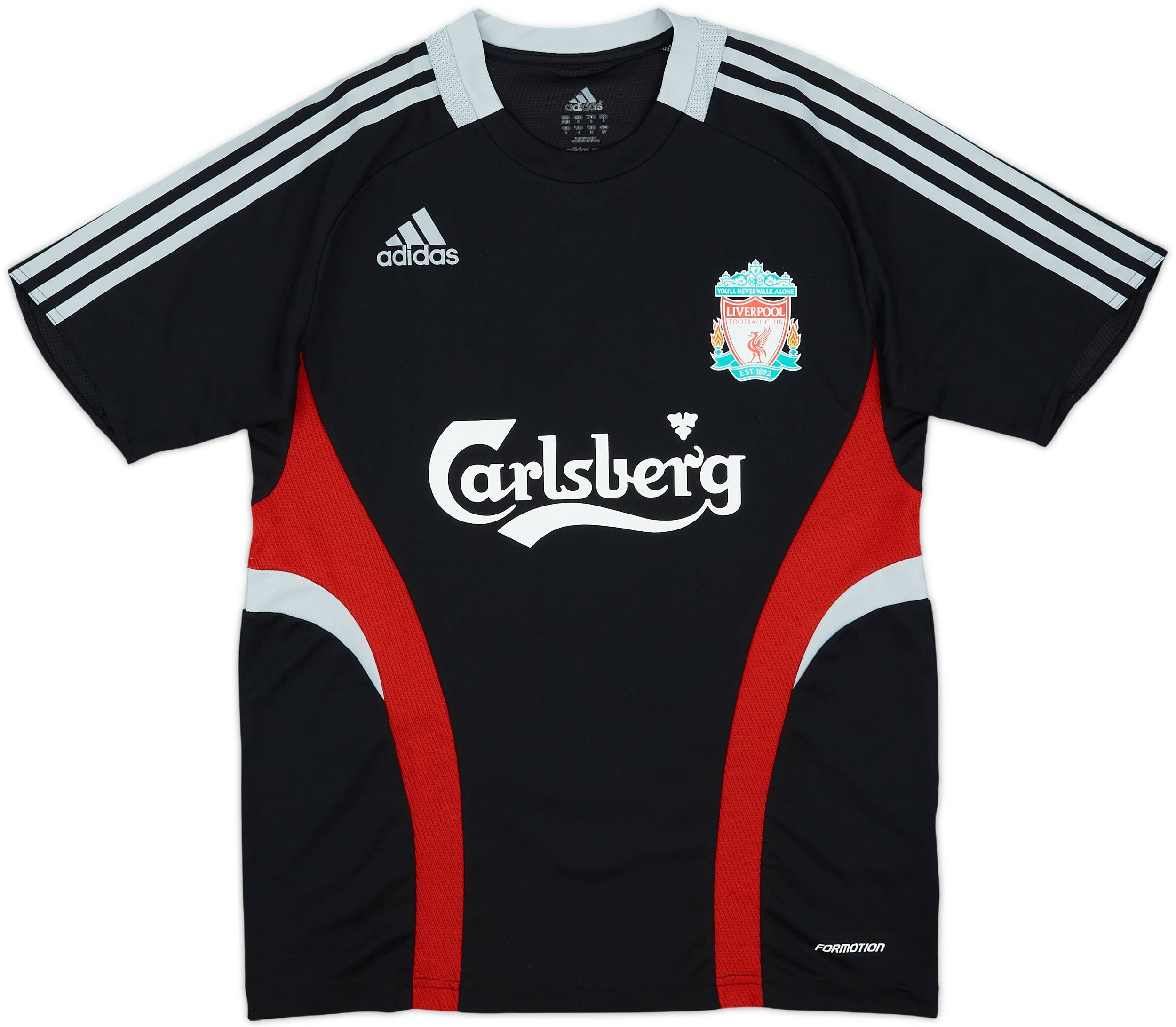 2008-09 Liverpool adidas Formotion Training Shirt - 8/10 - (S)
