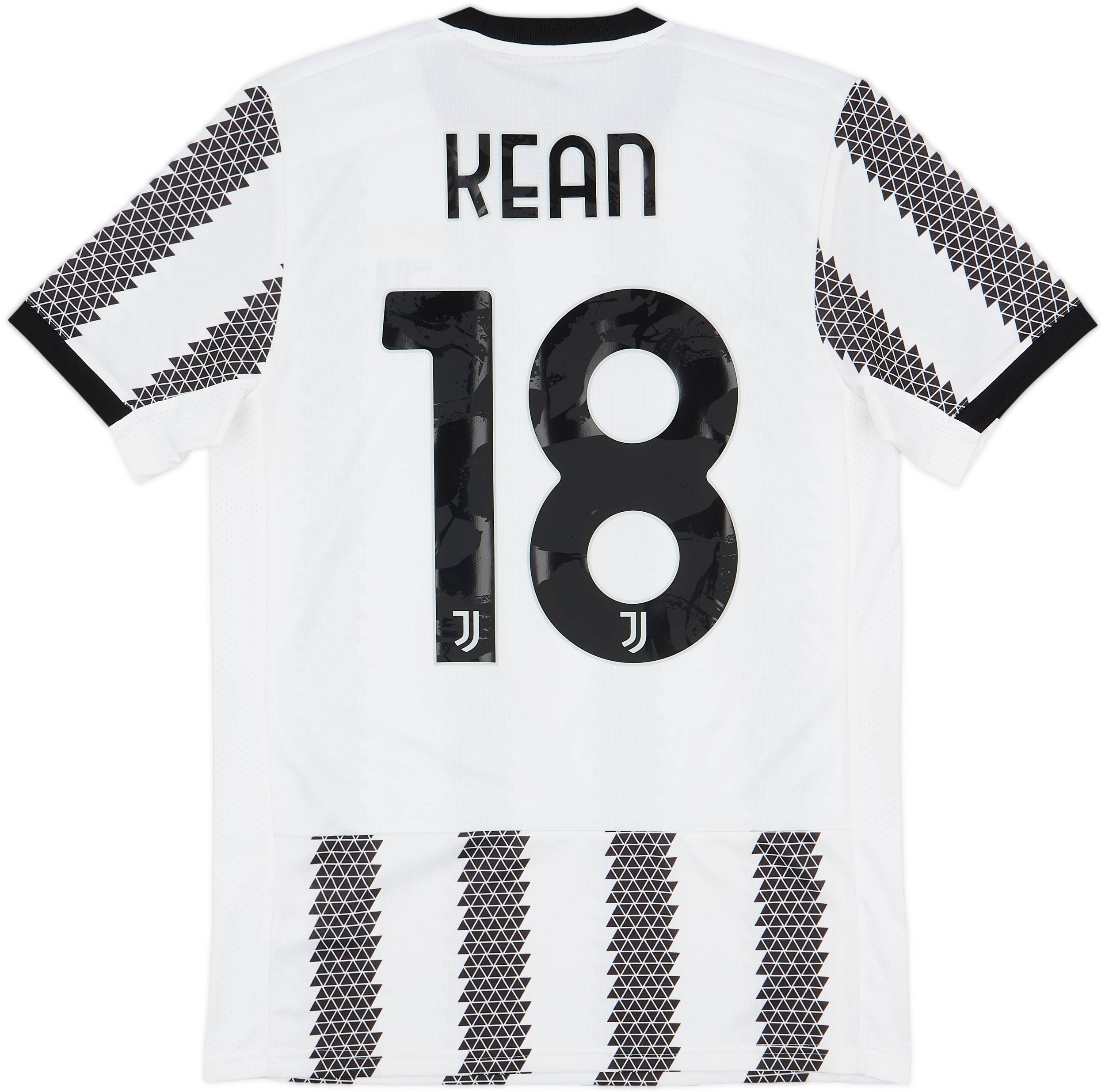 2022-23 Juventus Home Shirt Kean #18 - 9/10 - (S)