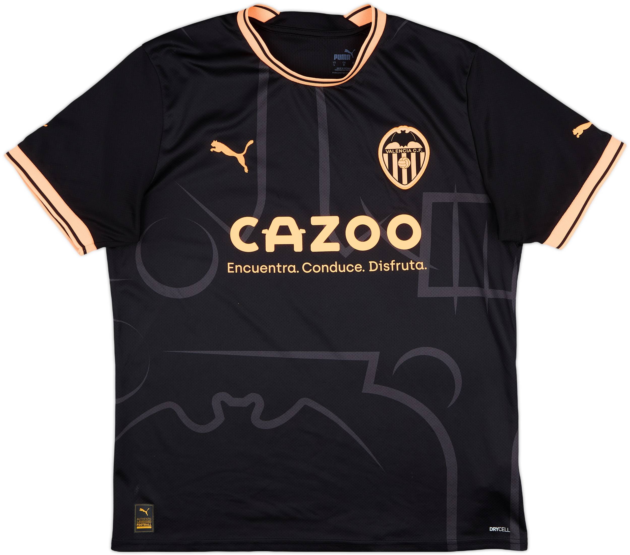 2022-23 Valencia Away Shirt - 10/10 - (L)