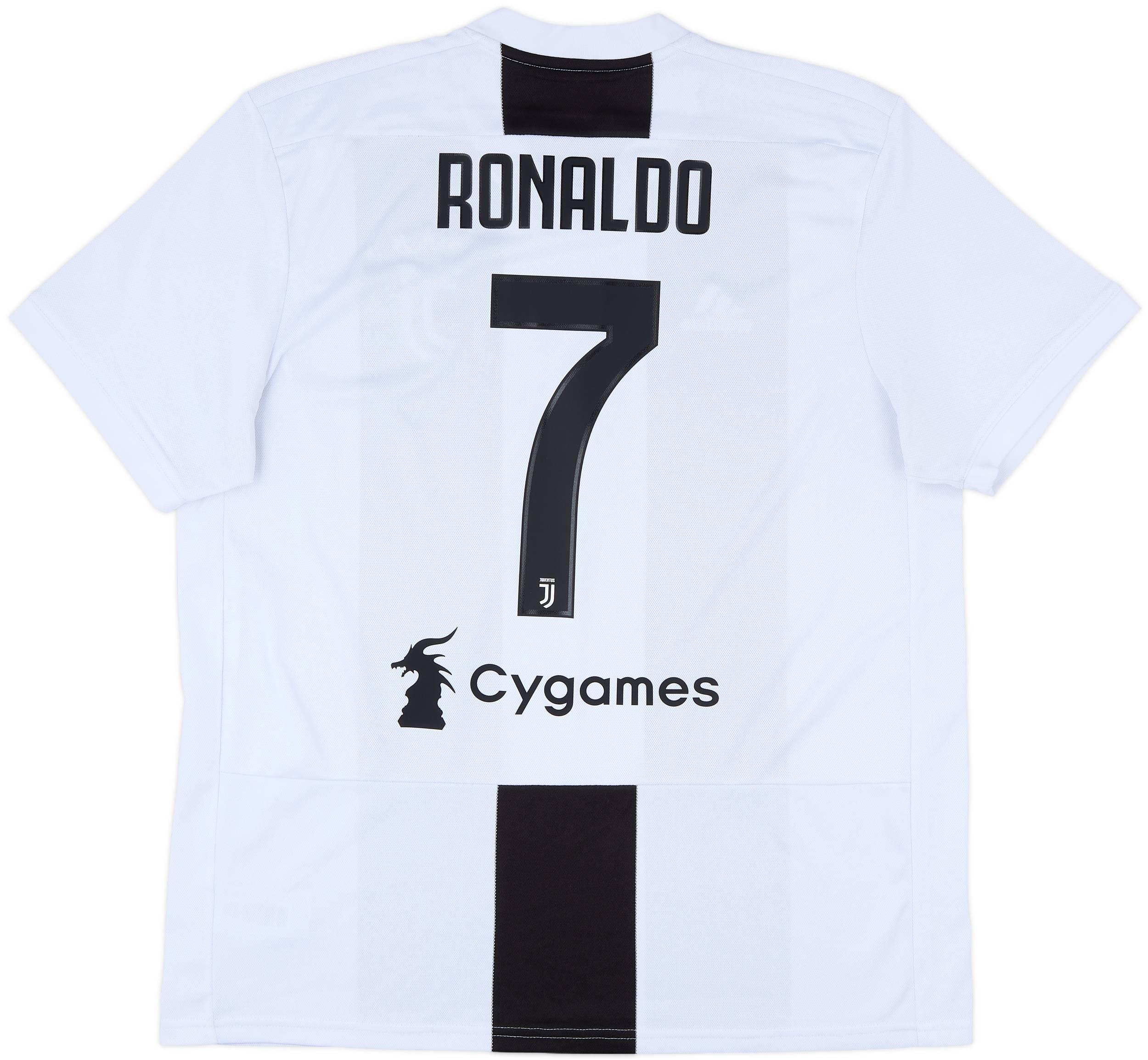 2018-19 Juventus Home Shirt Ronaldo #7 - 9/10 - (XL)