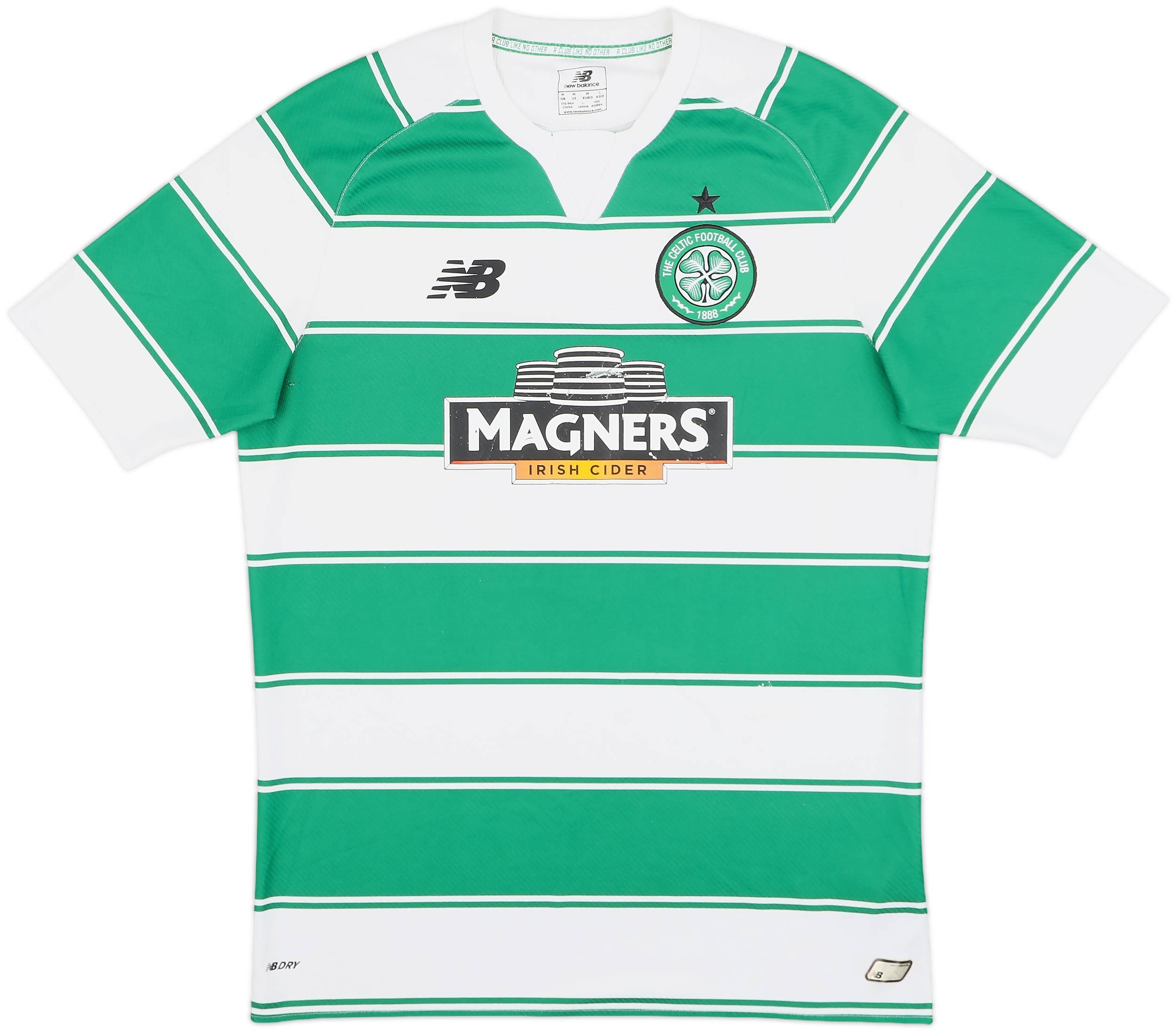 2015-16 Celtic Home Shirt - 3/10 - (M)