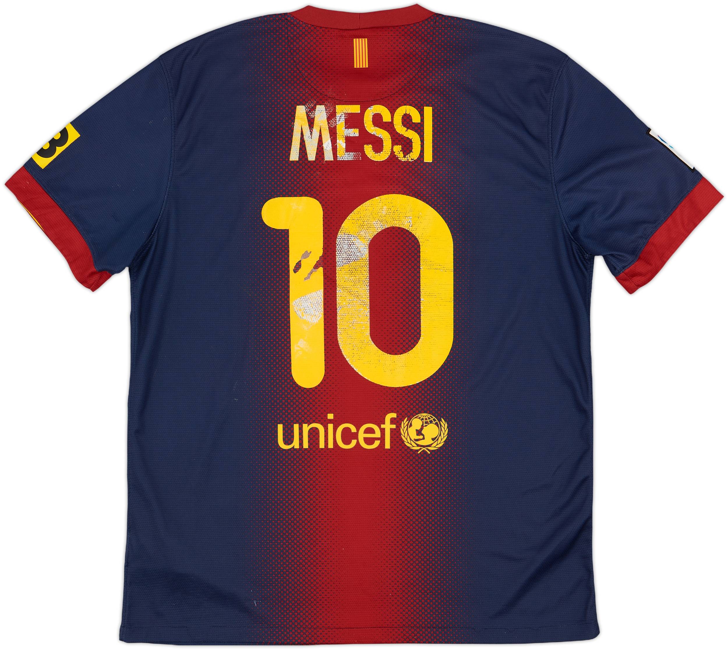 2012-13 Barcelona Home Shirt Messi #10 - 4/10 - (L)