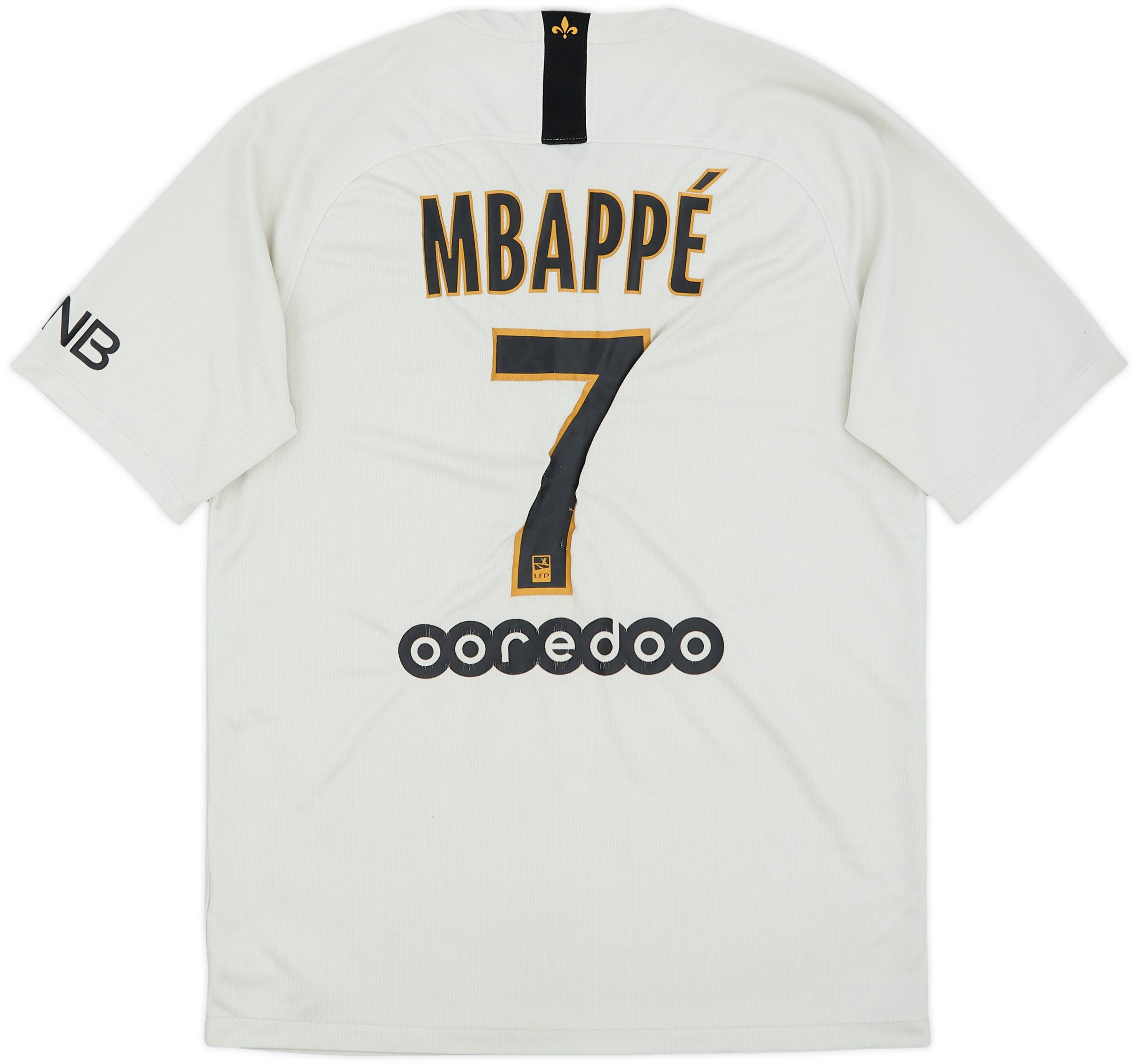2018-19 Paris Saint-Germain Away Shirt Mbappe #7 - 5/10 - (M)