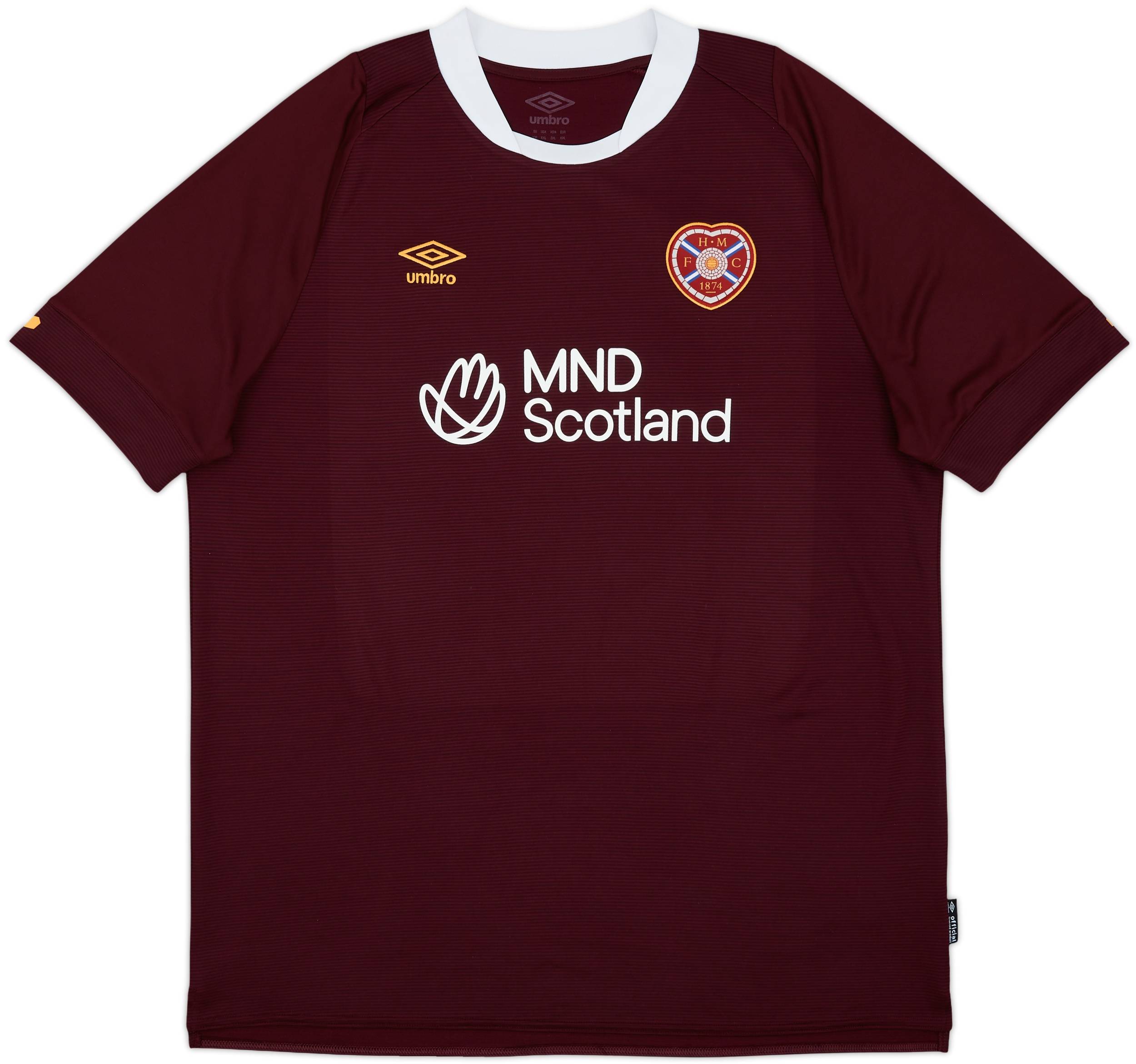 2022-23 Hearts Home Shirt - 7/10 - (XXL)