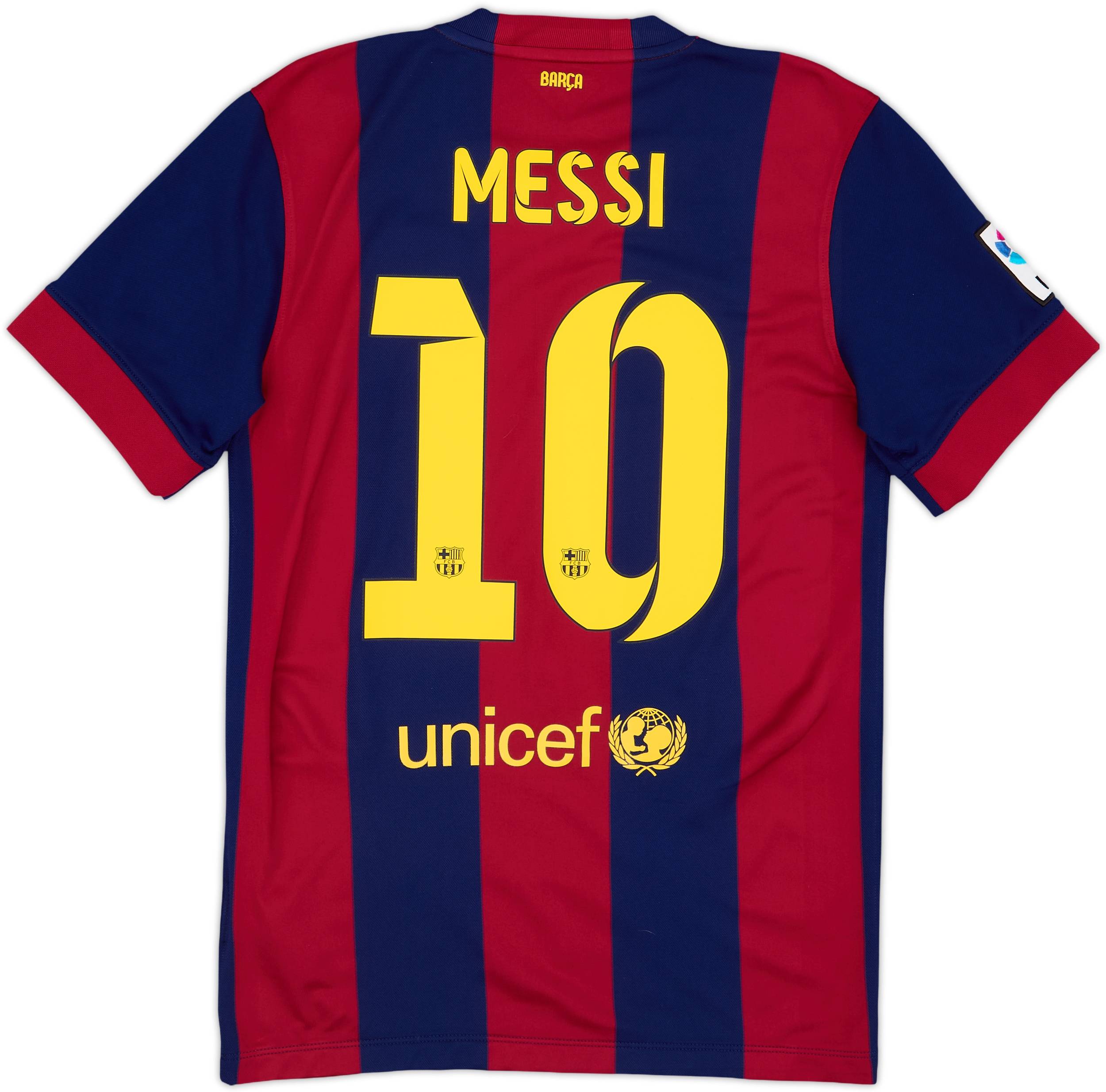2014-15 Barcelona Home Shirt Messi #10 - 8/10 - (S)