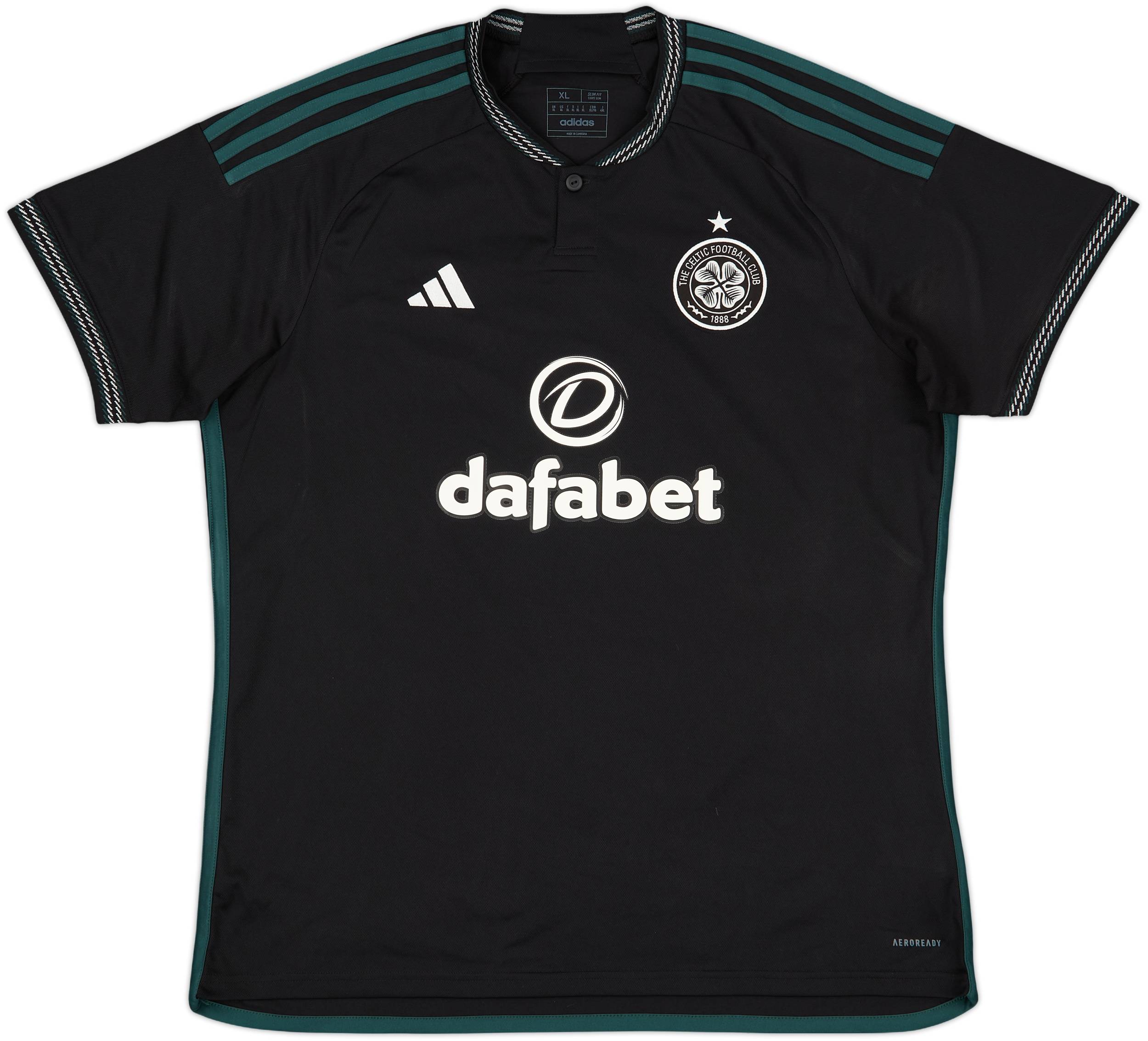 2023-24 Celtic Away Shirt - 10/10 - (XL)