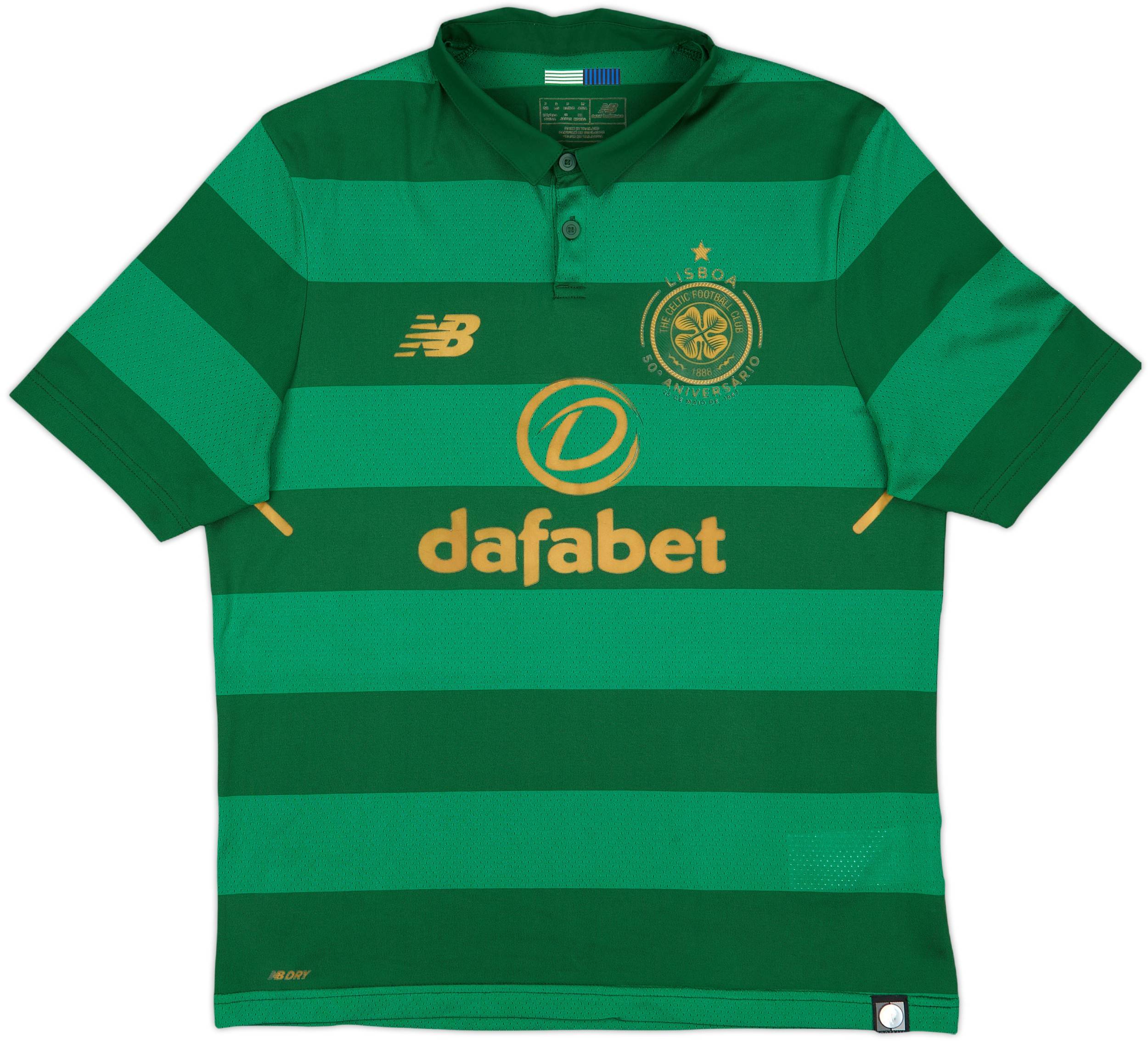 2017-18 Celtic 'Lisbon Lions 50th Anniversary' Away Shirt - 10/10 - (S)