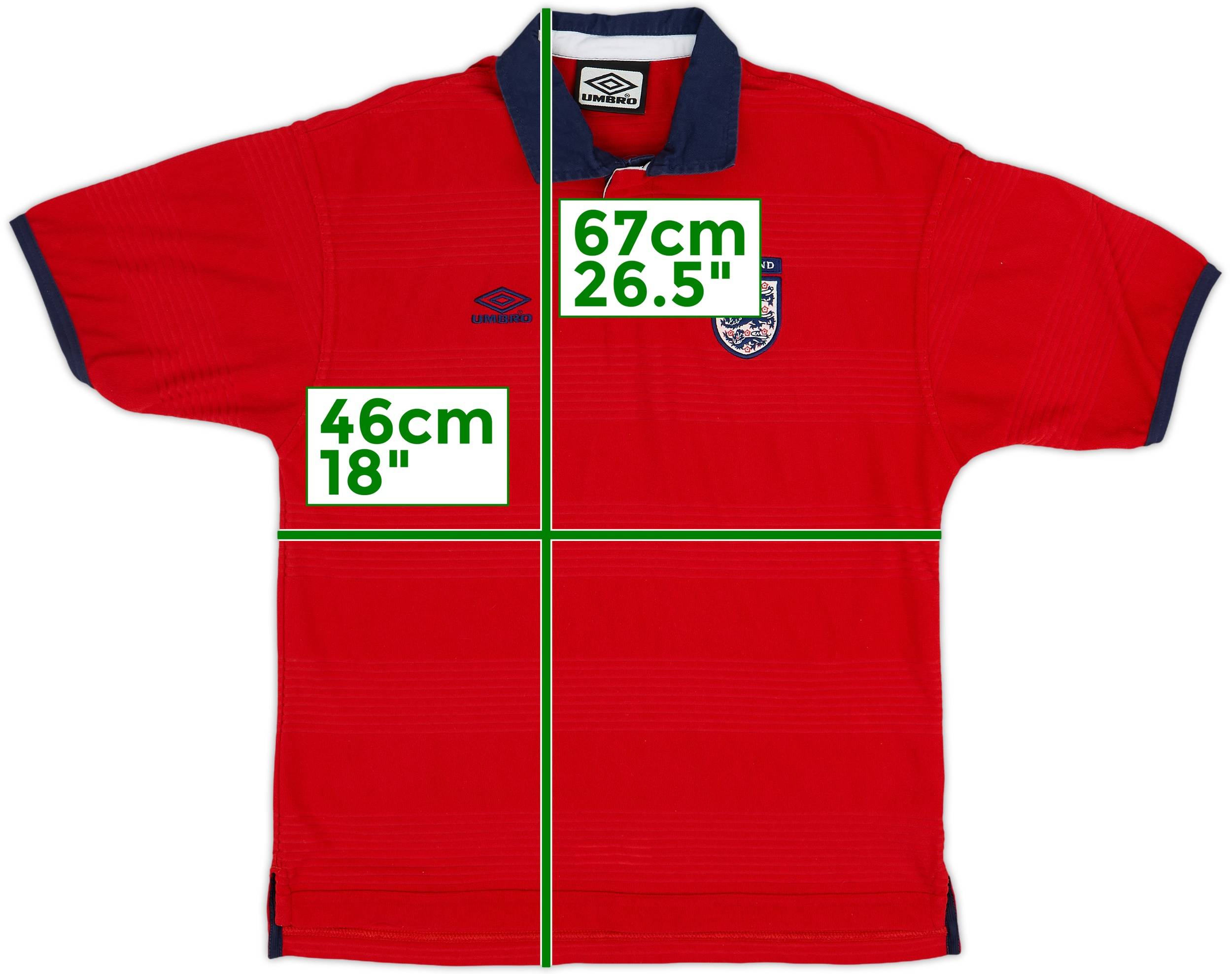 1999-01 England Away Shirt - 9/10 - (XL.Boys)