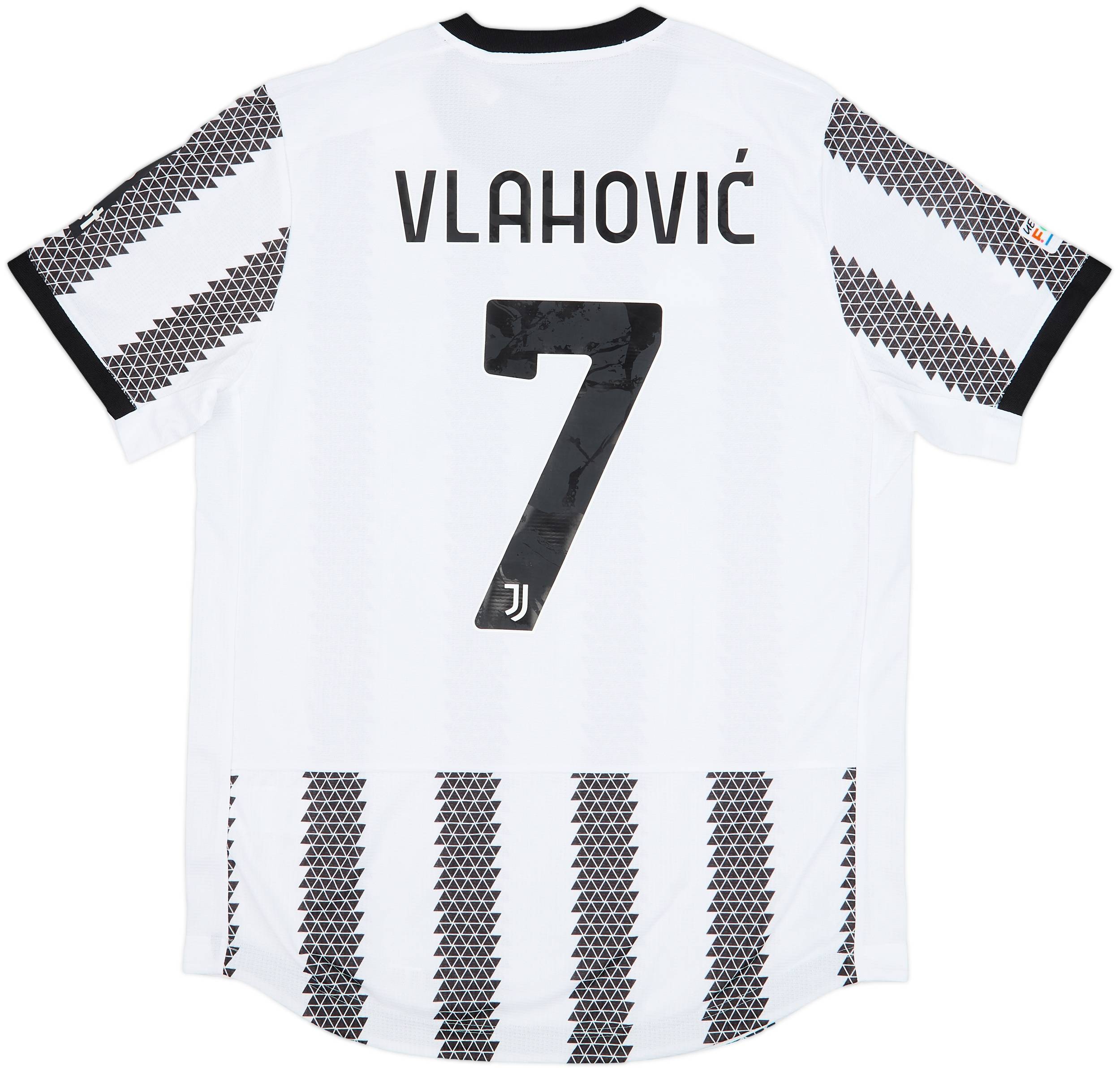 Juventus Vlahović 7 2022シーズンアウェイ Juventus 2021/2022 Away Auth Heat.Rdy Jersey Black adidas