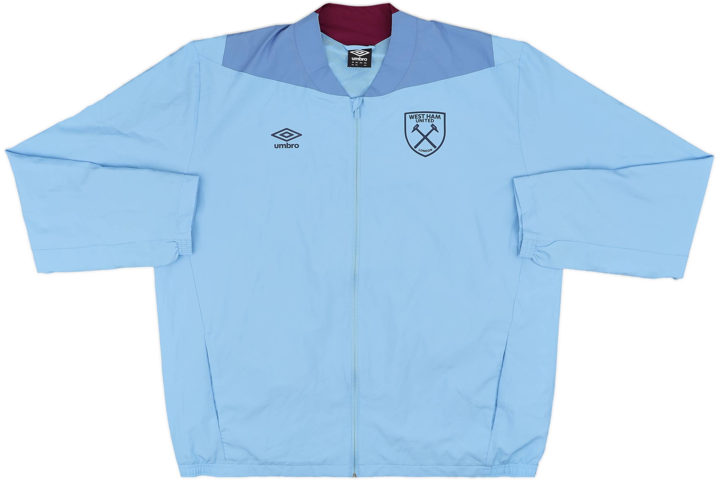 Football Shirts West Ham Rain Jacket 2018-19 West Ham Umbro Hooded