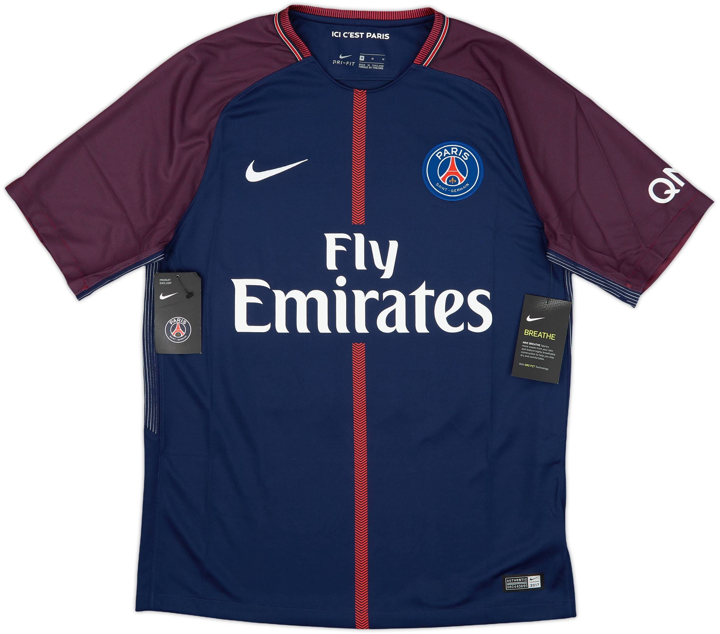 2017-18 Paris Saint-Germain Home Shirt Mbappe #29 (M)