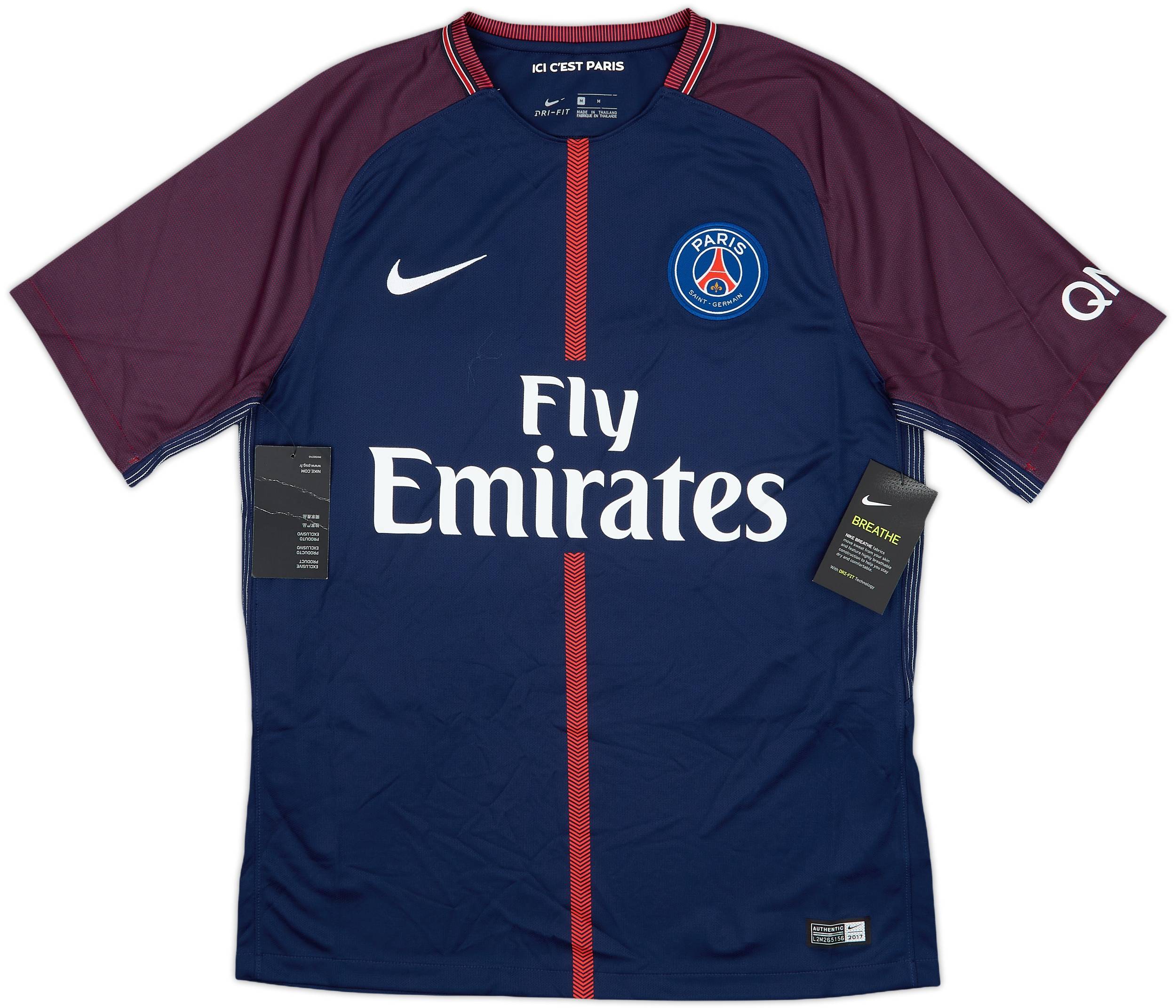 2017-18 Paris Saint-Germain Home Shirt Di Maria #11 (M)