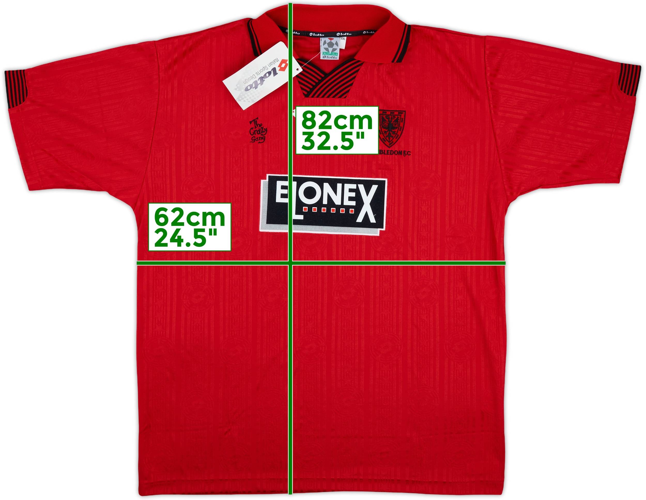 は*か様 Wimbledon FC 赤 シャツ lotto 1997- ビンテー Wimbledon FC 赤 シャツ lotto 1997- ビンテージ $_57.JPG