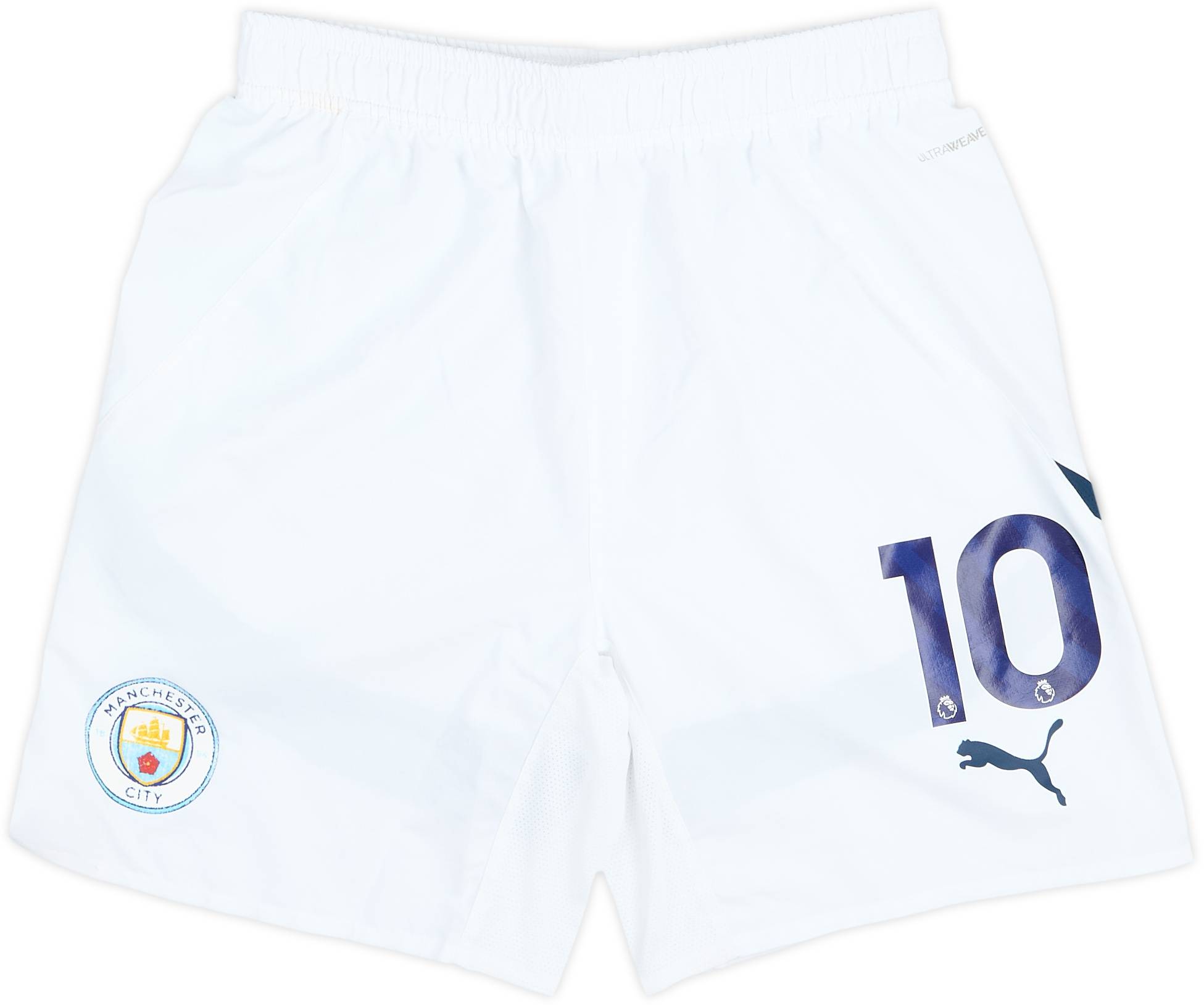 2024-25 Manchester City Match Issue Home Shorts #10 (Grealish)